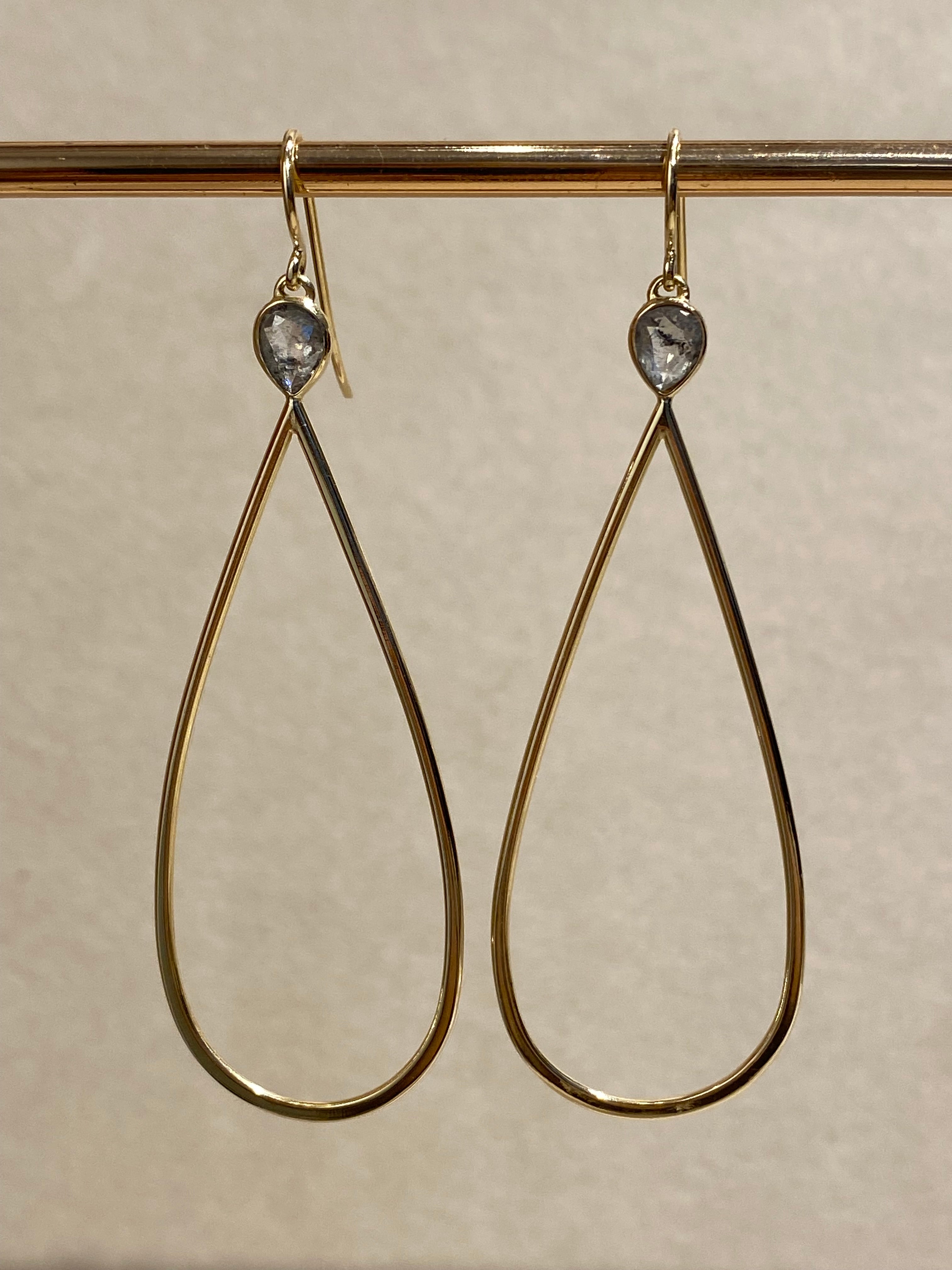 Duppel Diamant Oorbellen