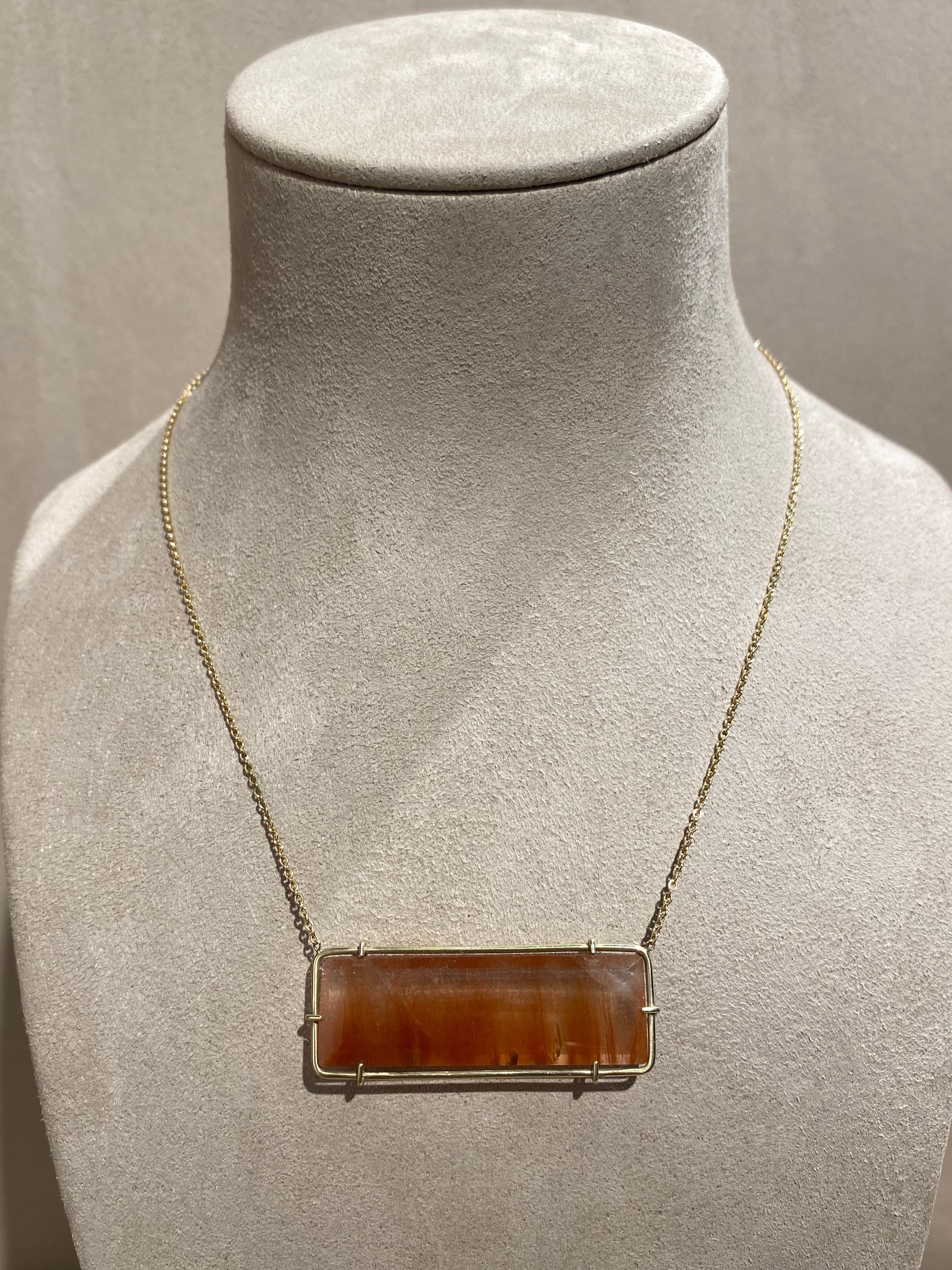 Rutielkwarts Baguette Ketting