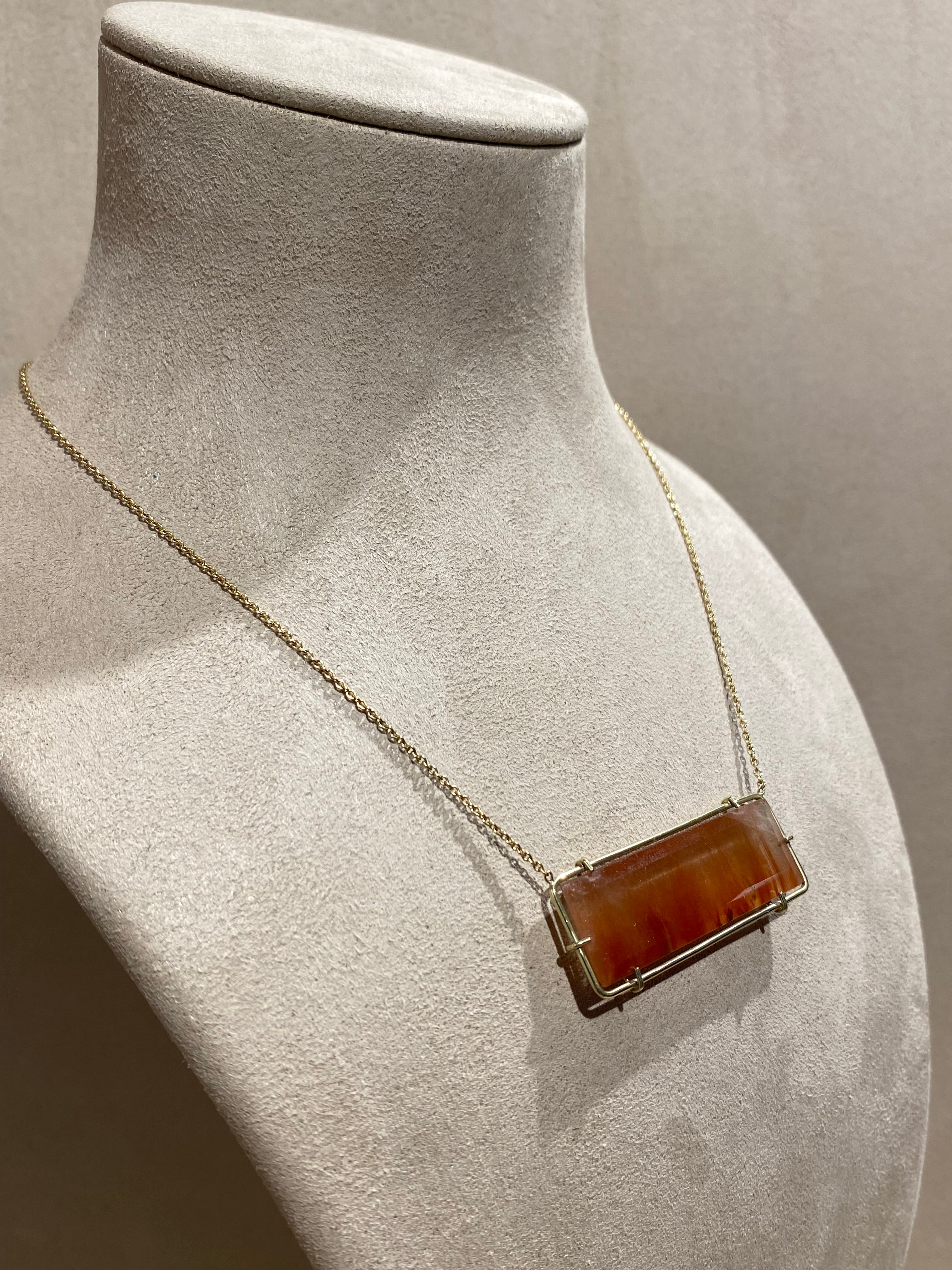 Rutielkwarts Baguette Ketting