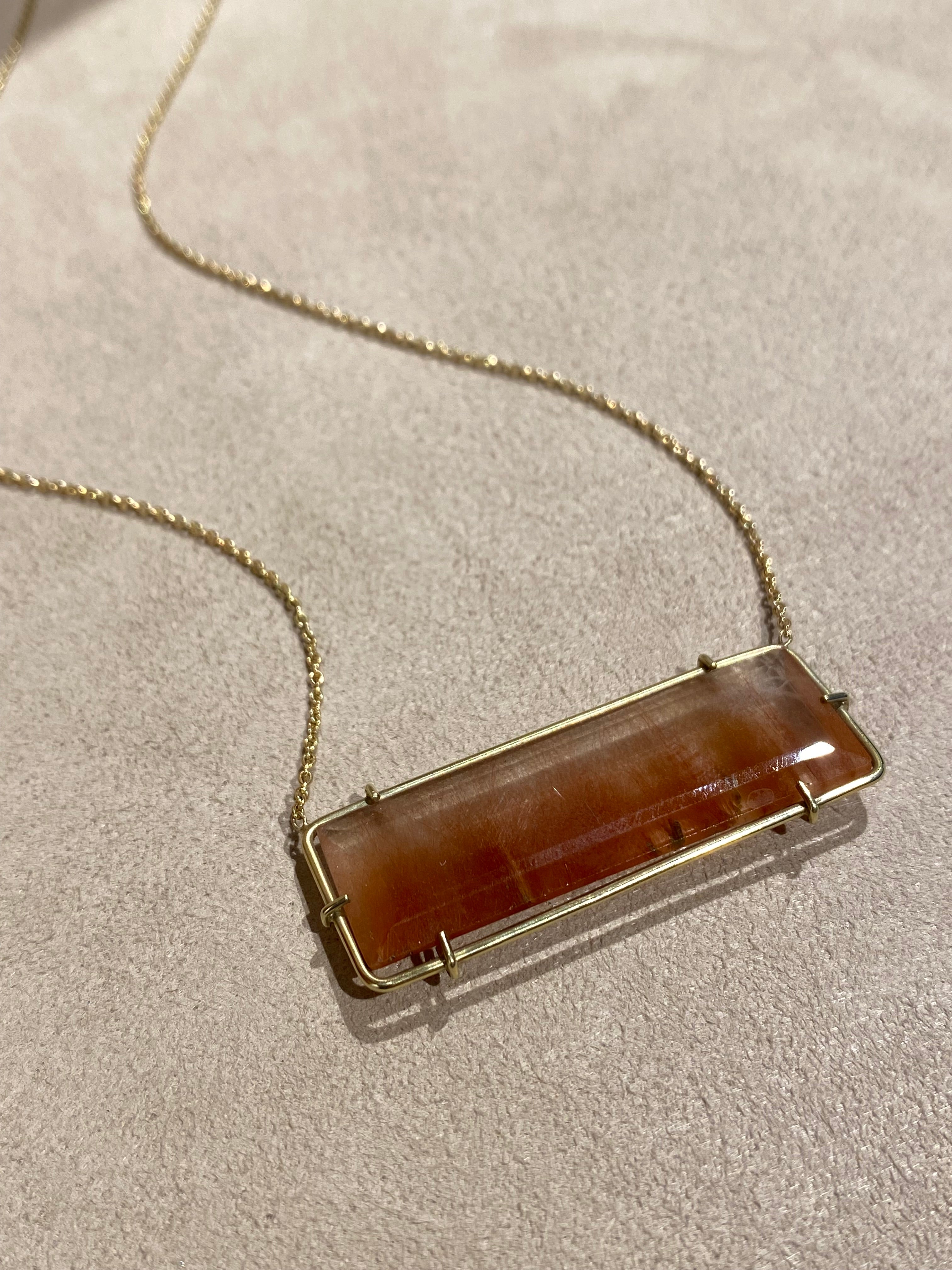 Rutielkwarts Baguette Ketting