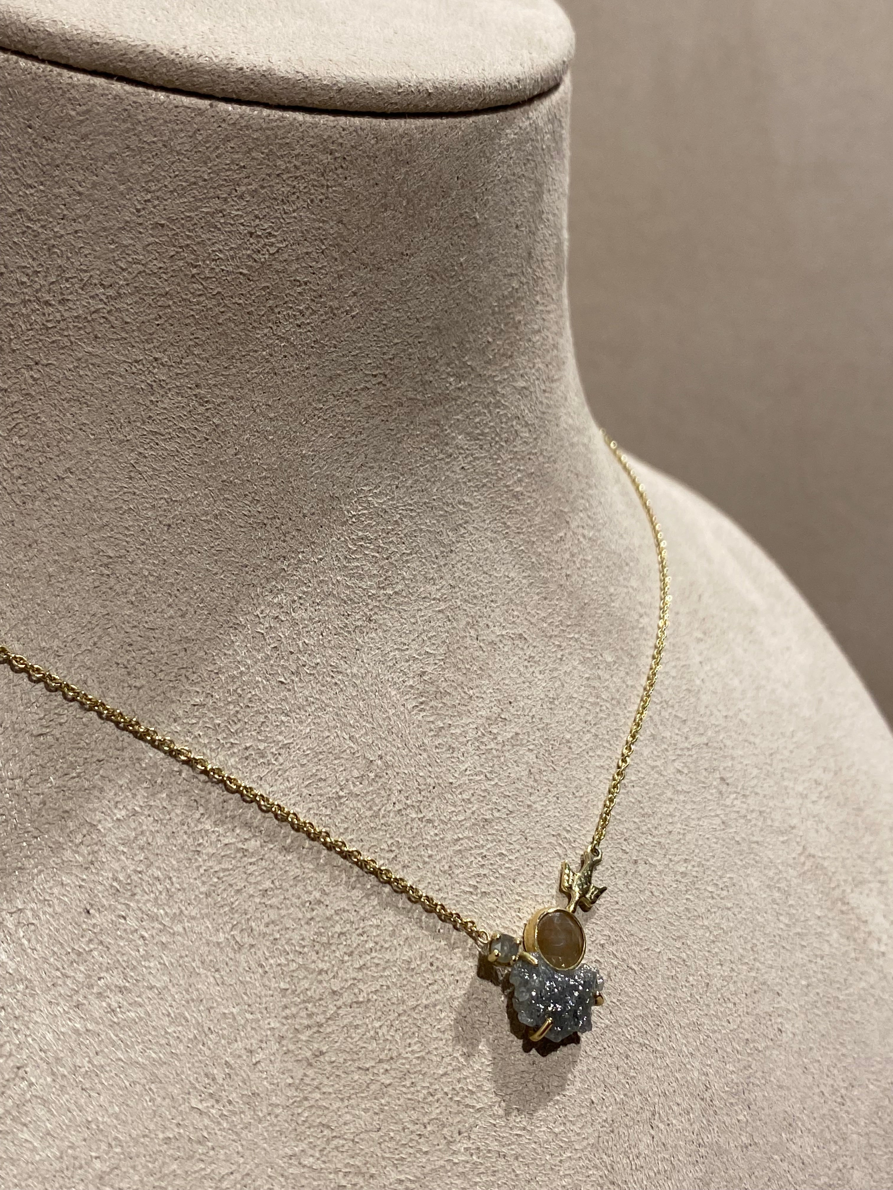 Diamant Duif Ketting