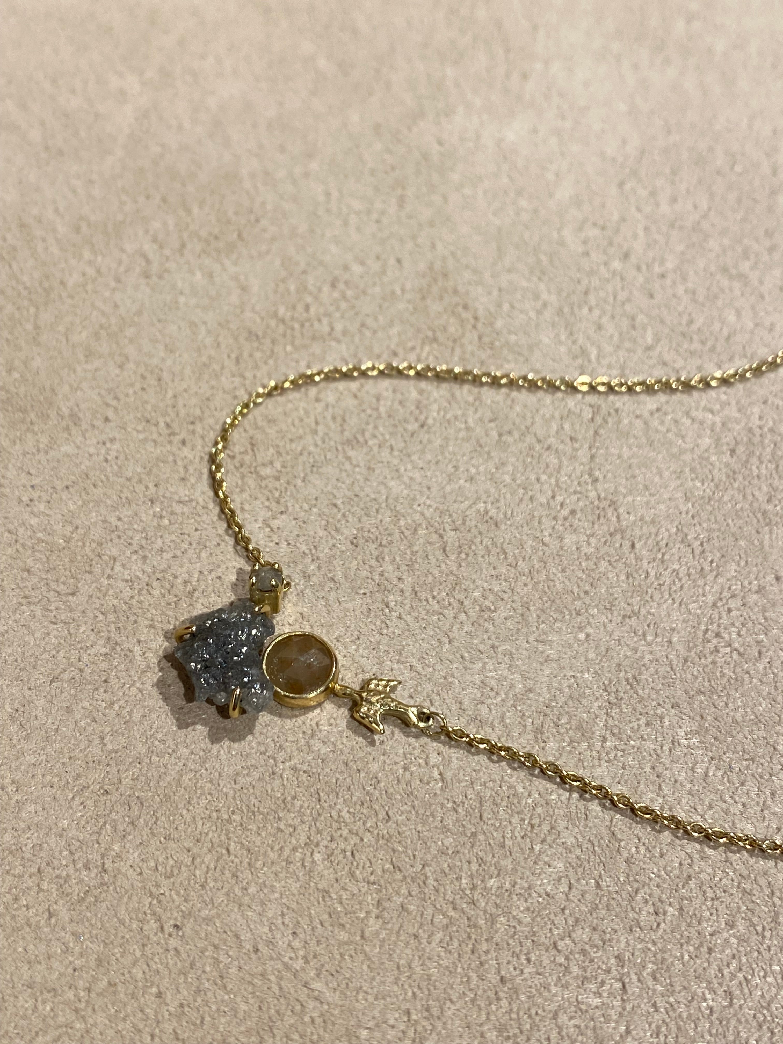 Diamant Duif Ketting