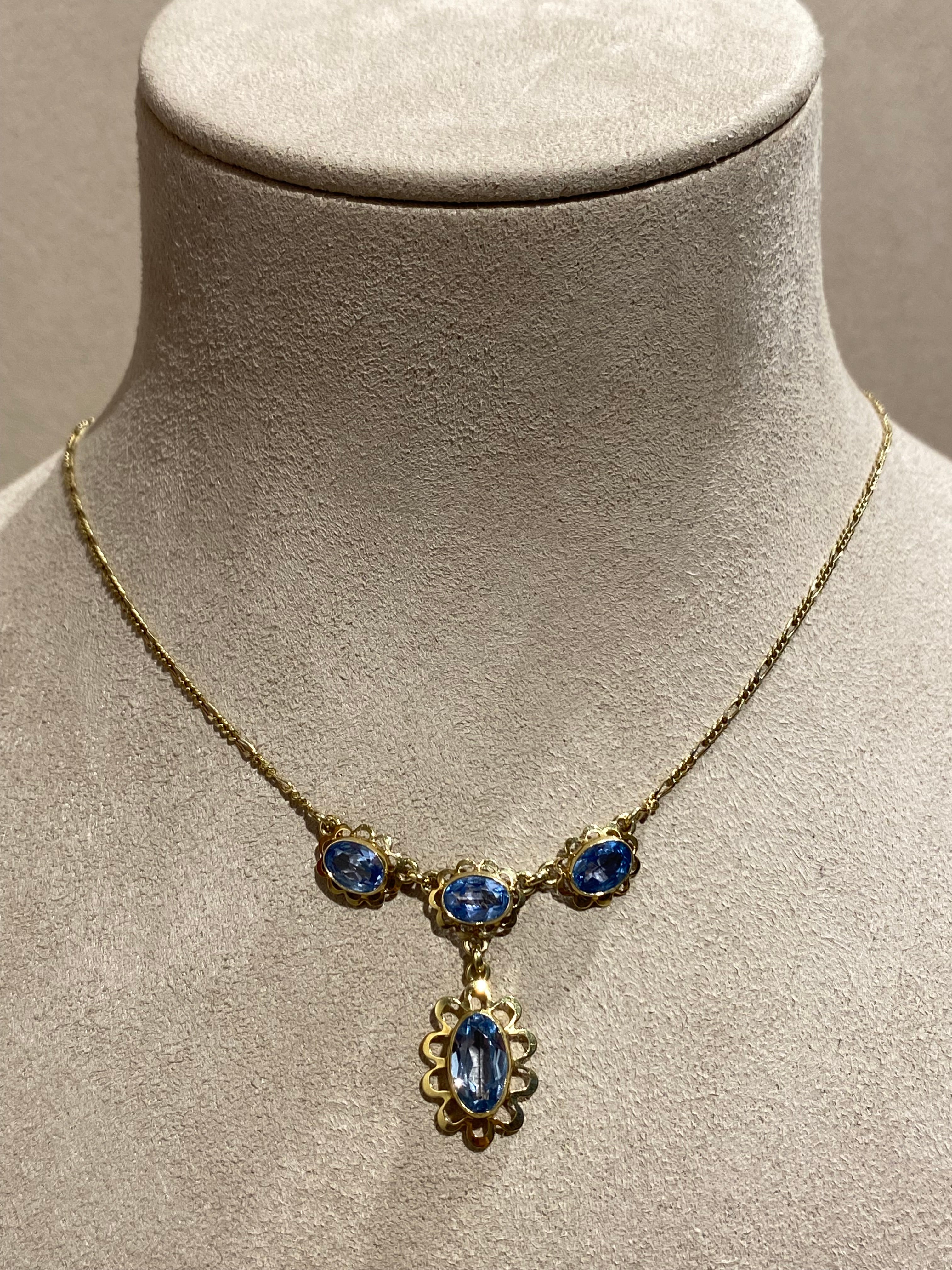Topaas Vintage Ketting