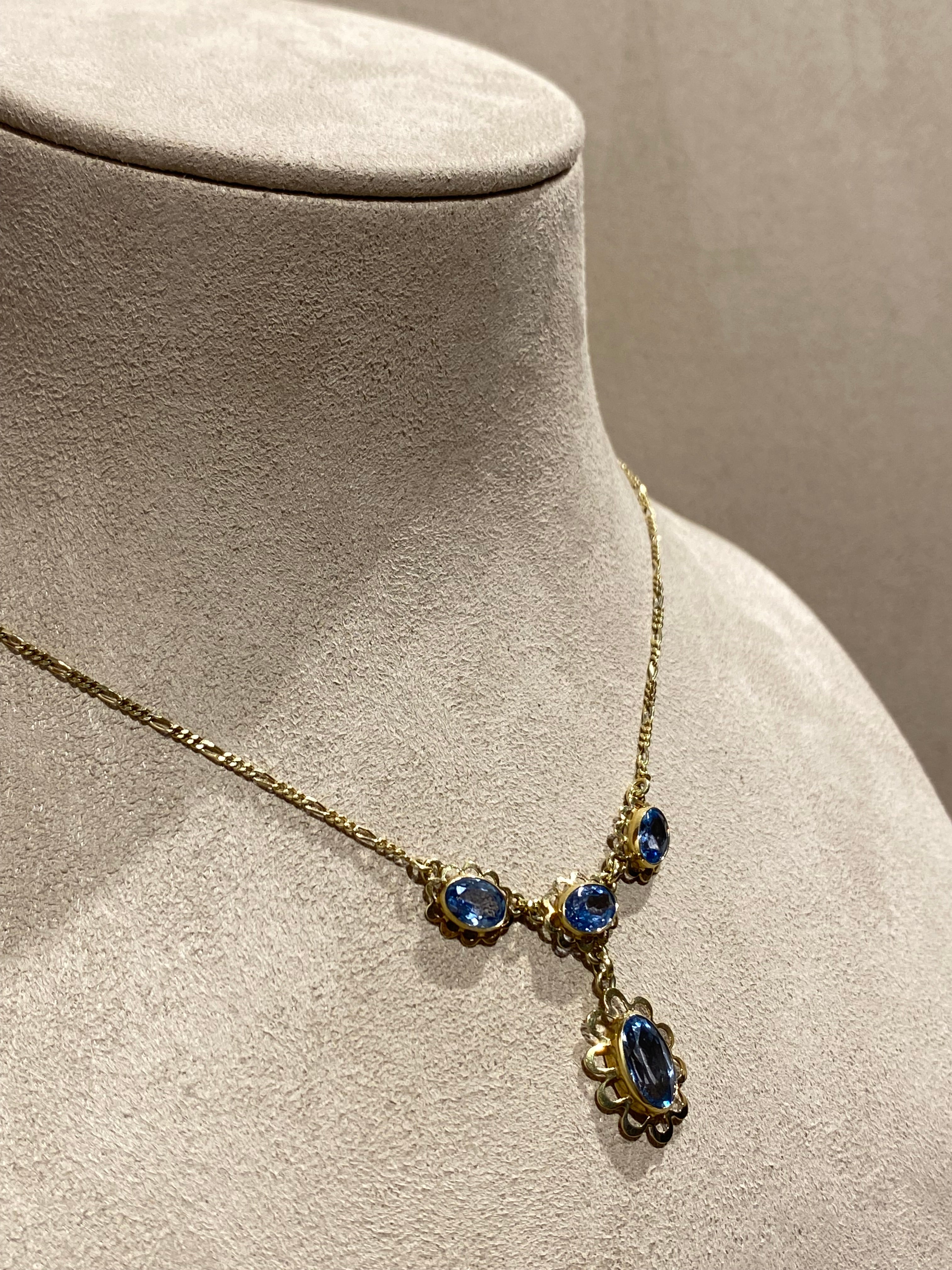 Topaas Vintage Ketting