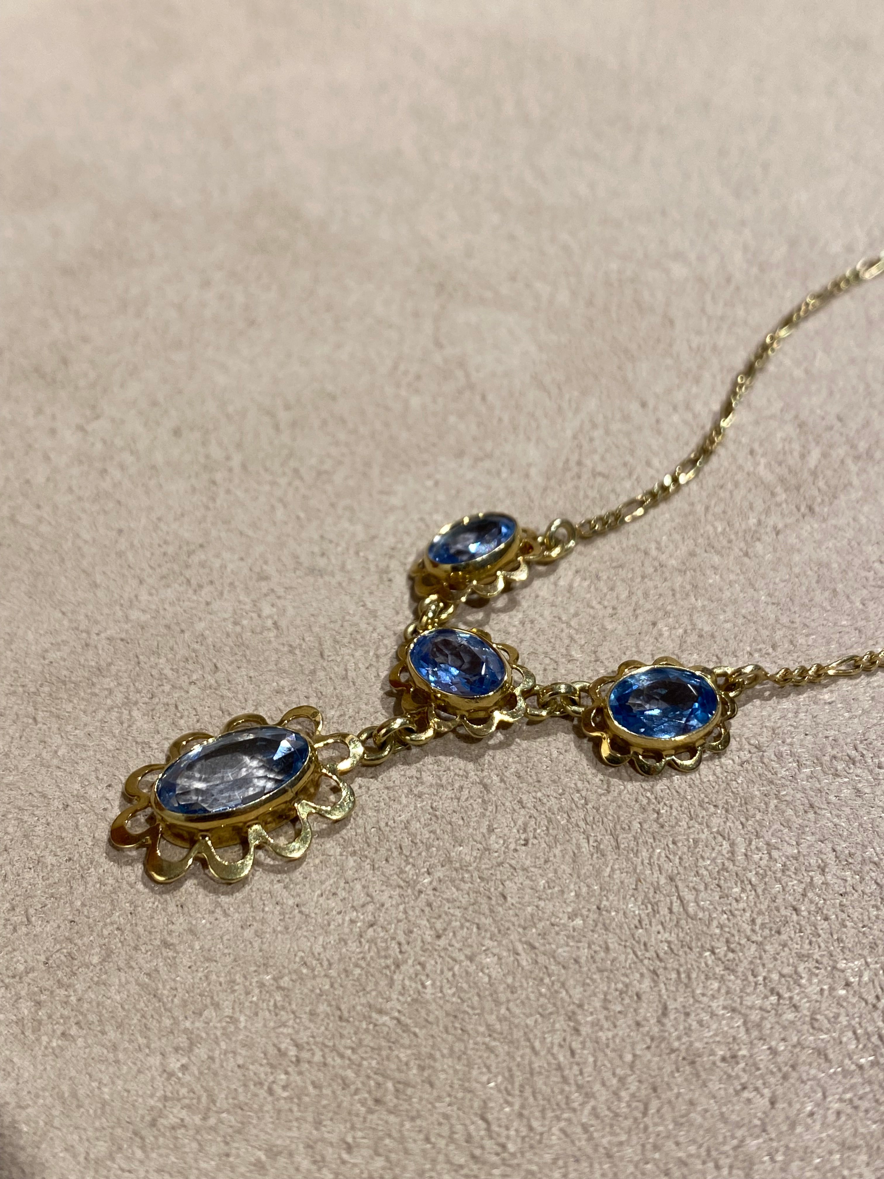 Topaas Vintage Ketting