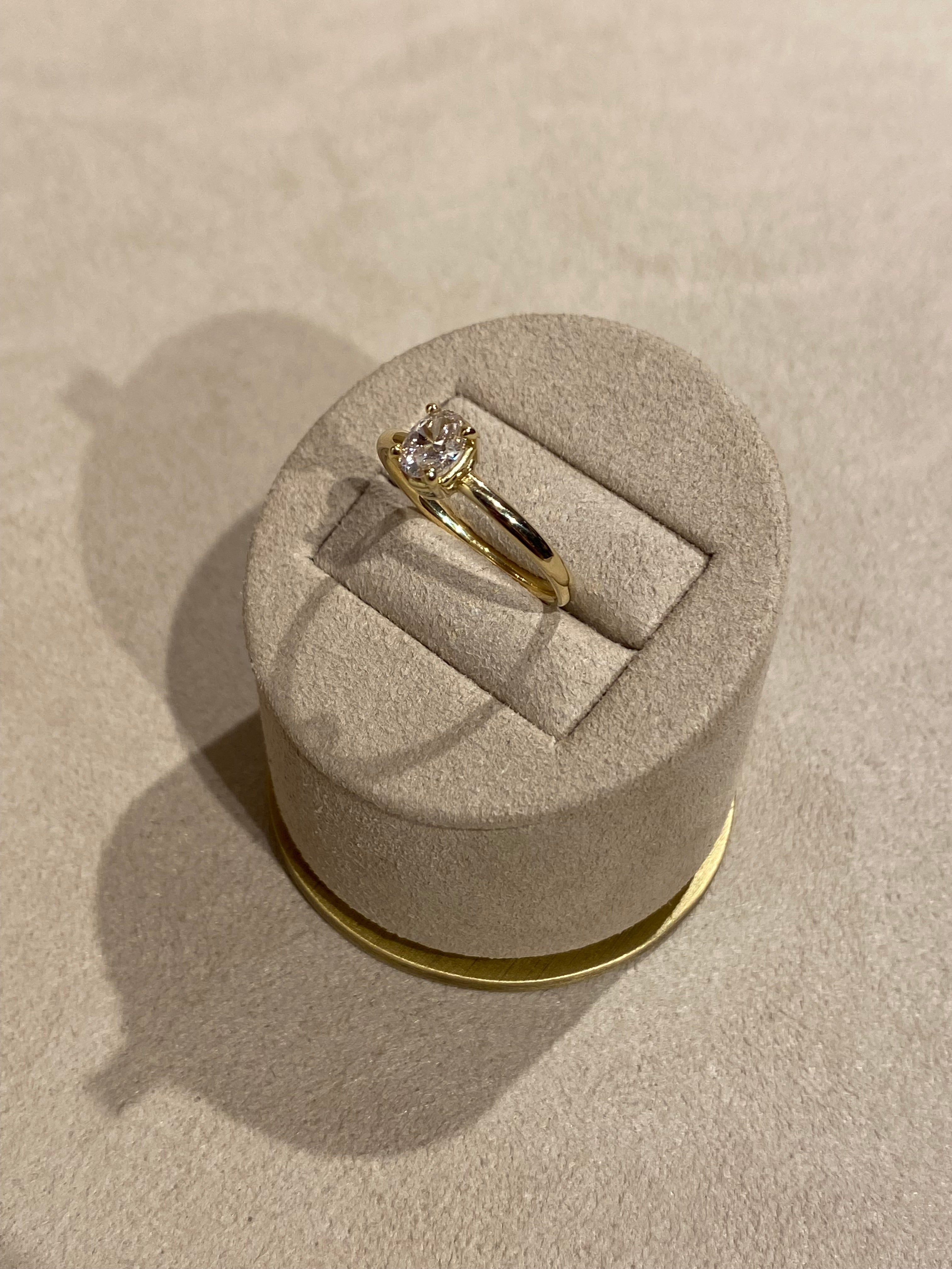 Ovaal Licht Roze Ring