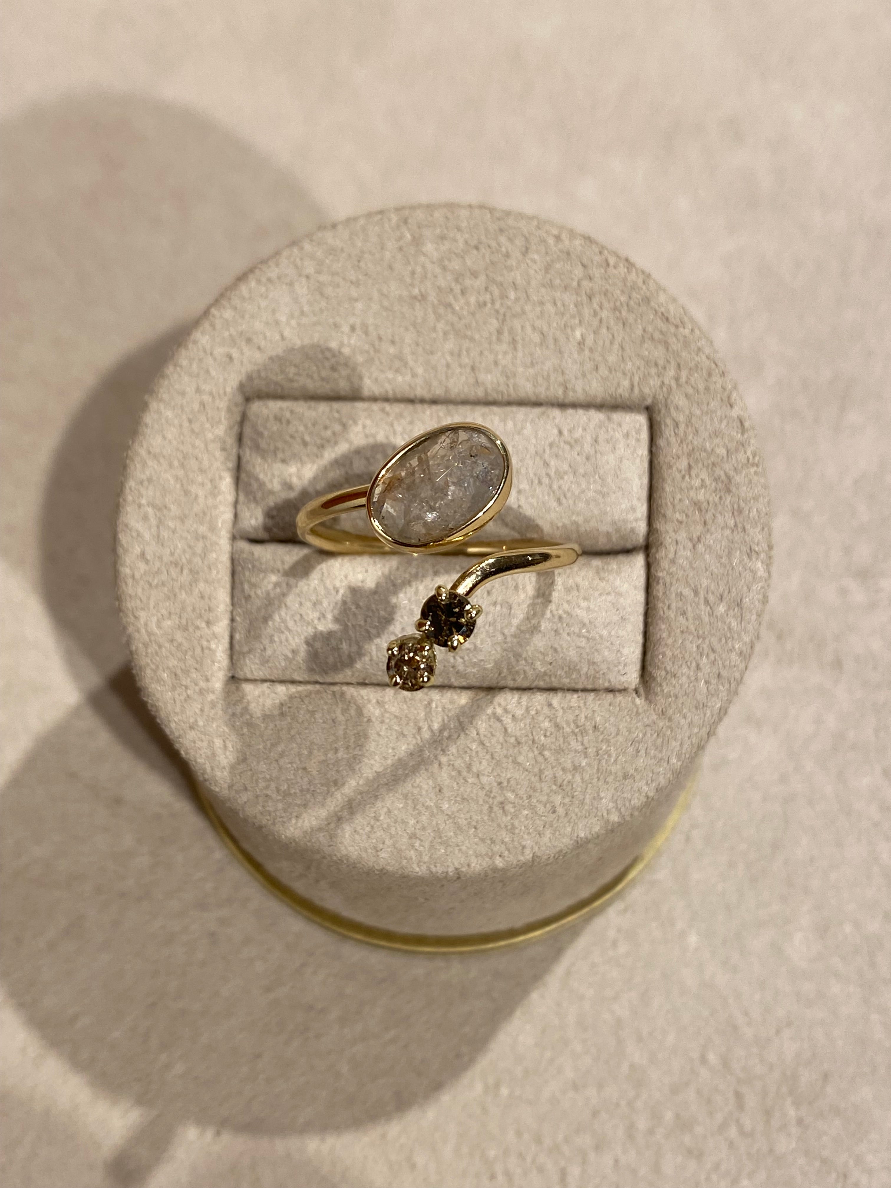 Diamant Slang Ring