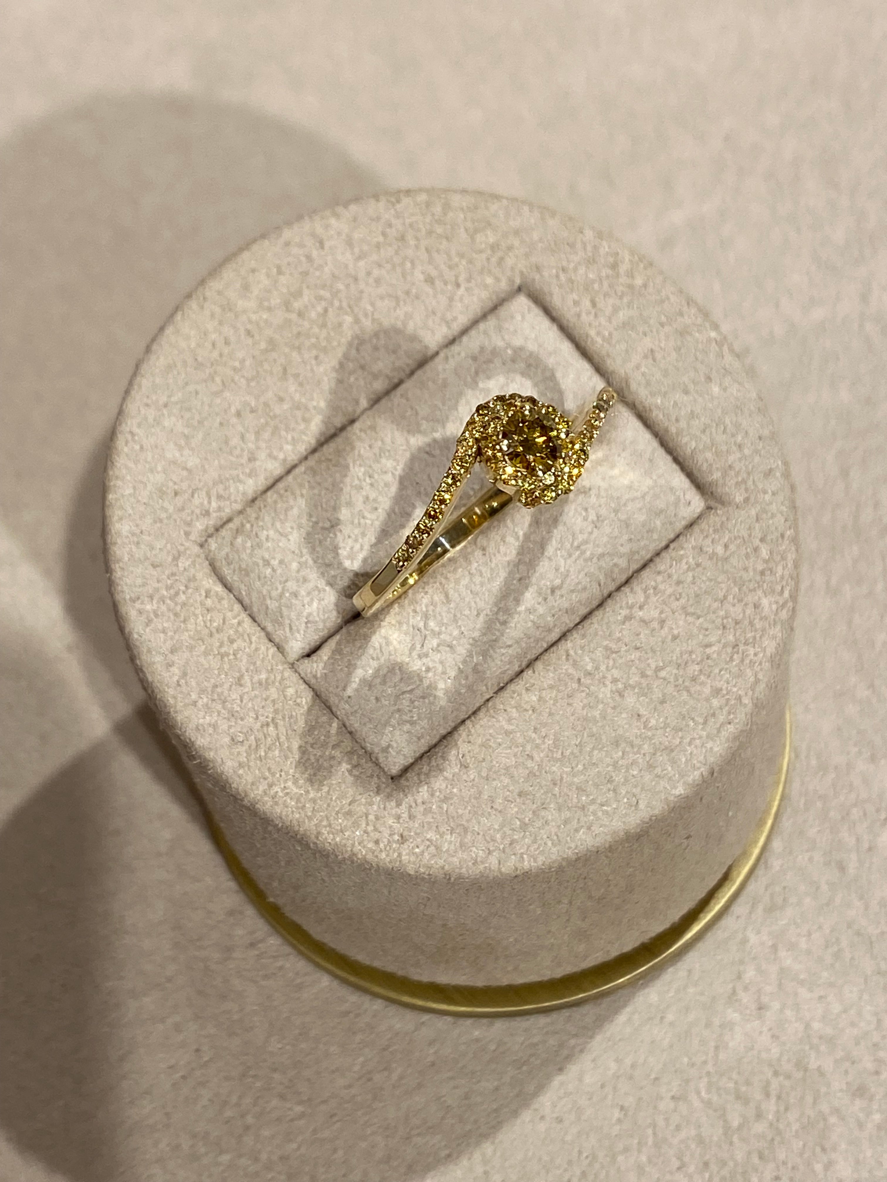 Diamanten Golf Ring