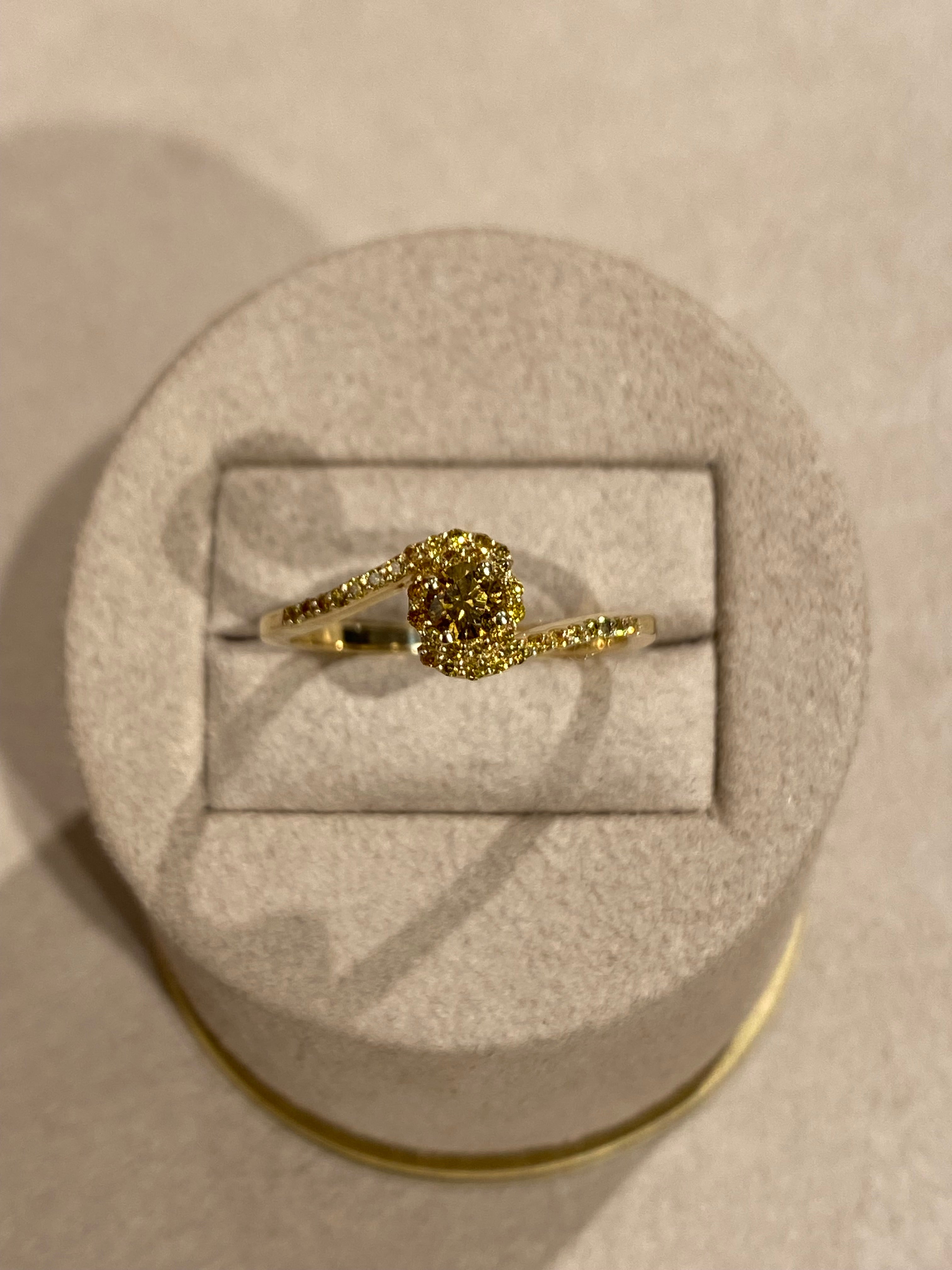 Diamanten Golf Ring