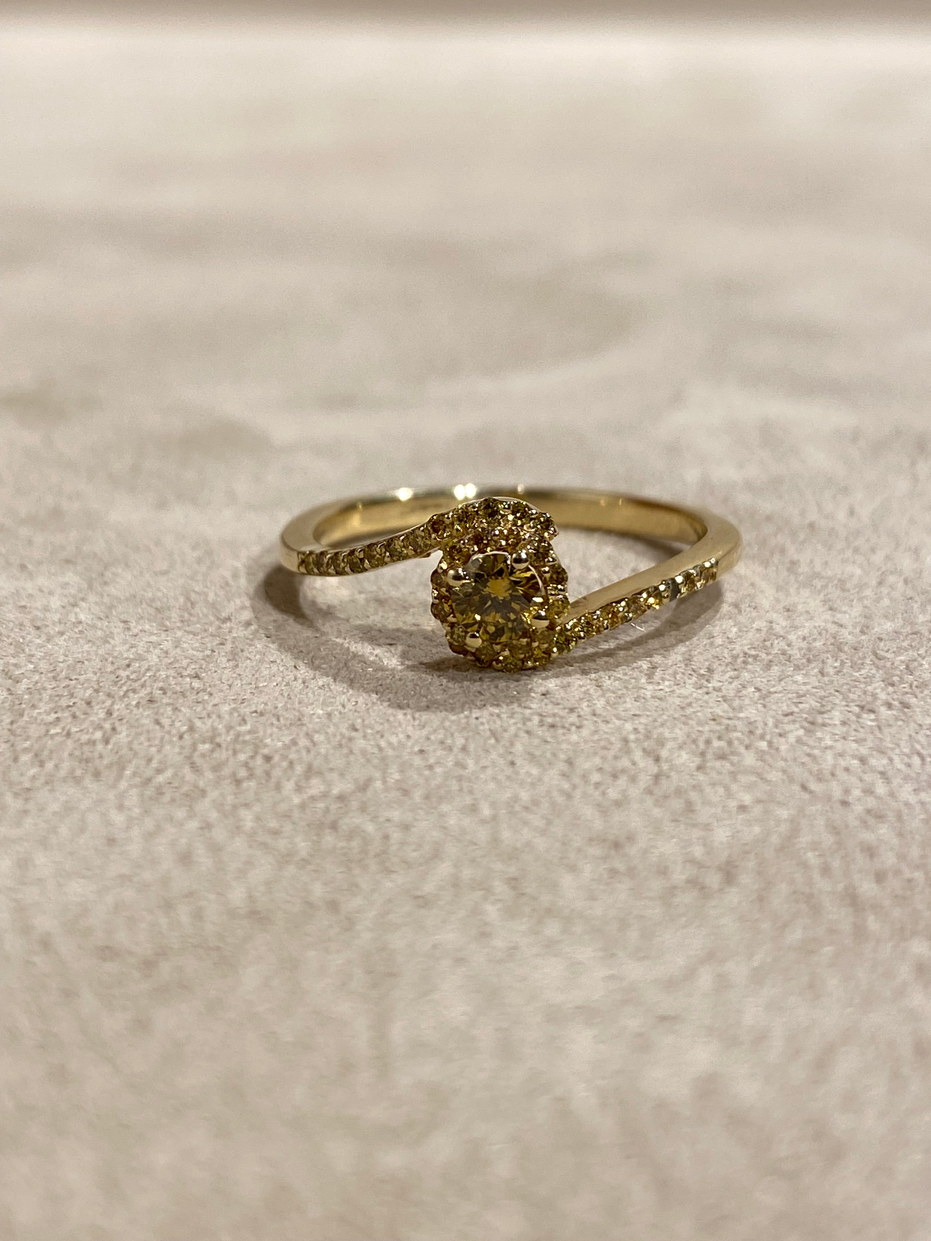 Diamanten Golf Ring