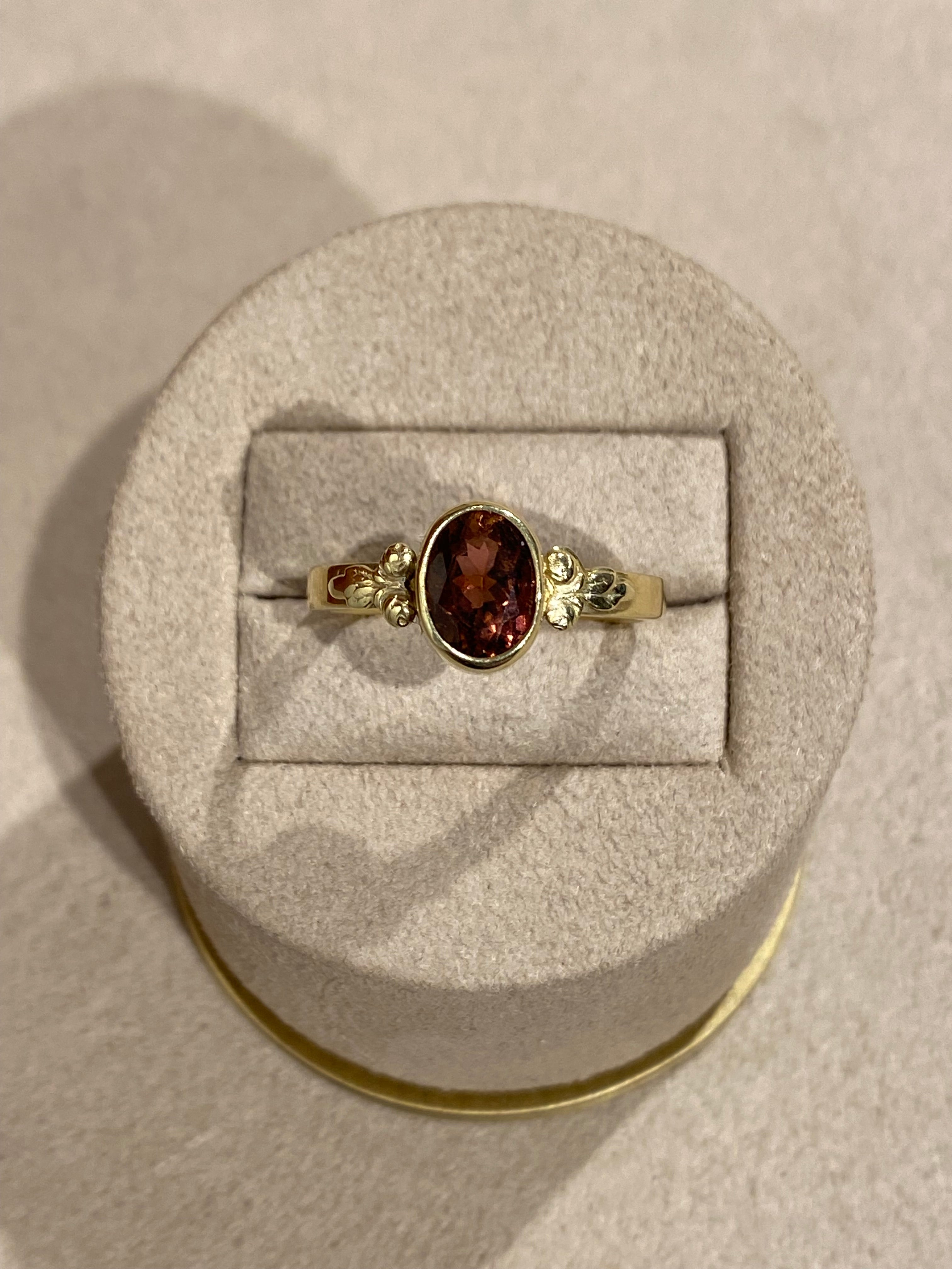 Toermalijn Roosjes Ring