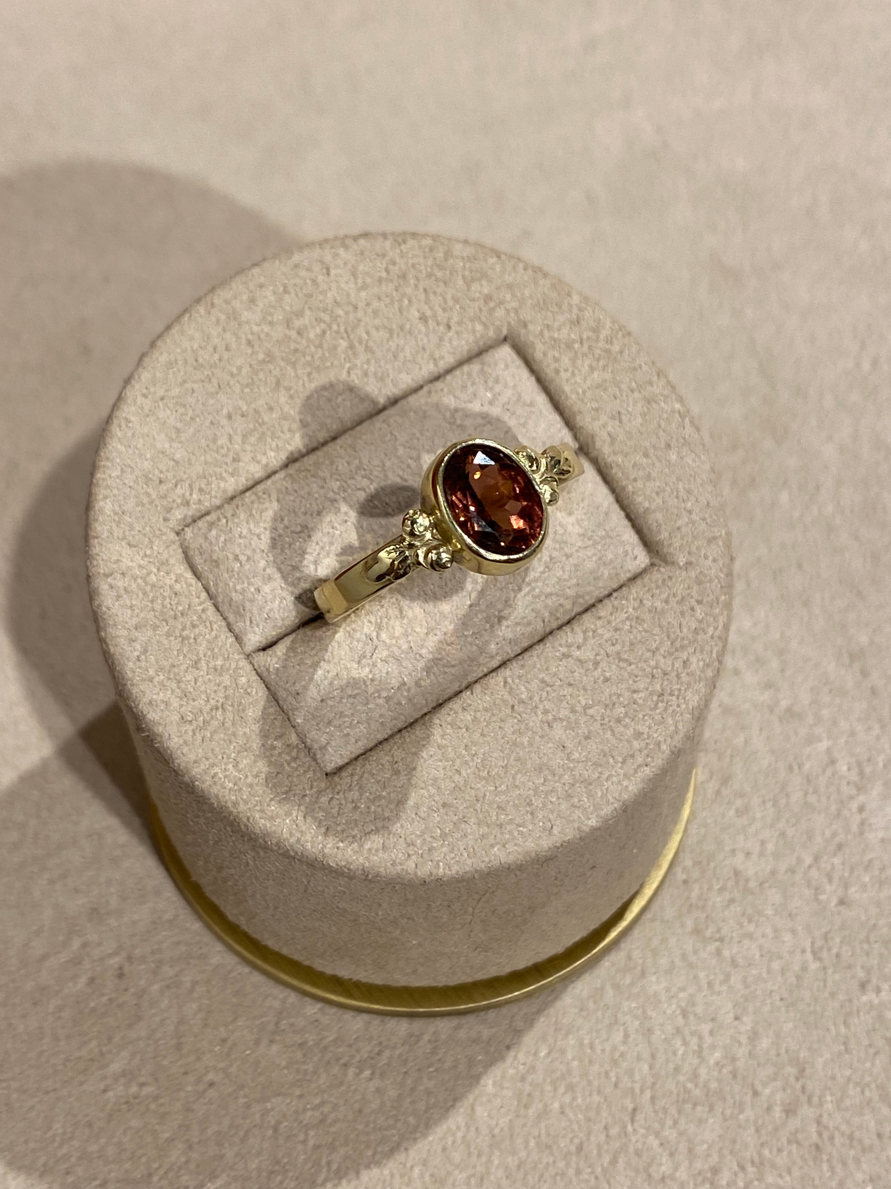 Toermalijn Roosjes Ring