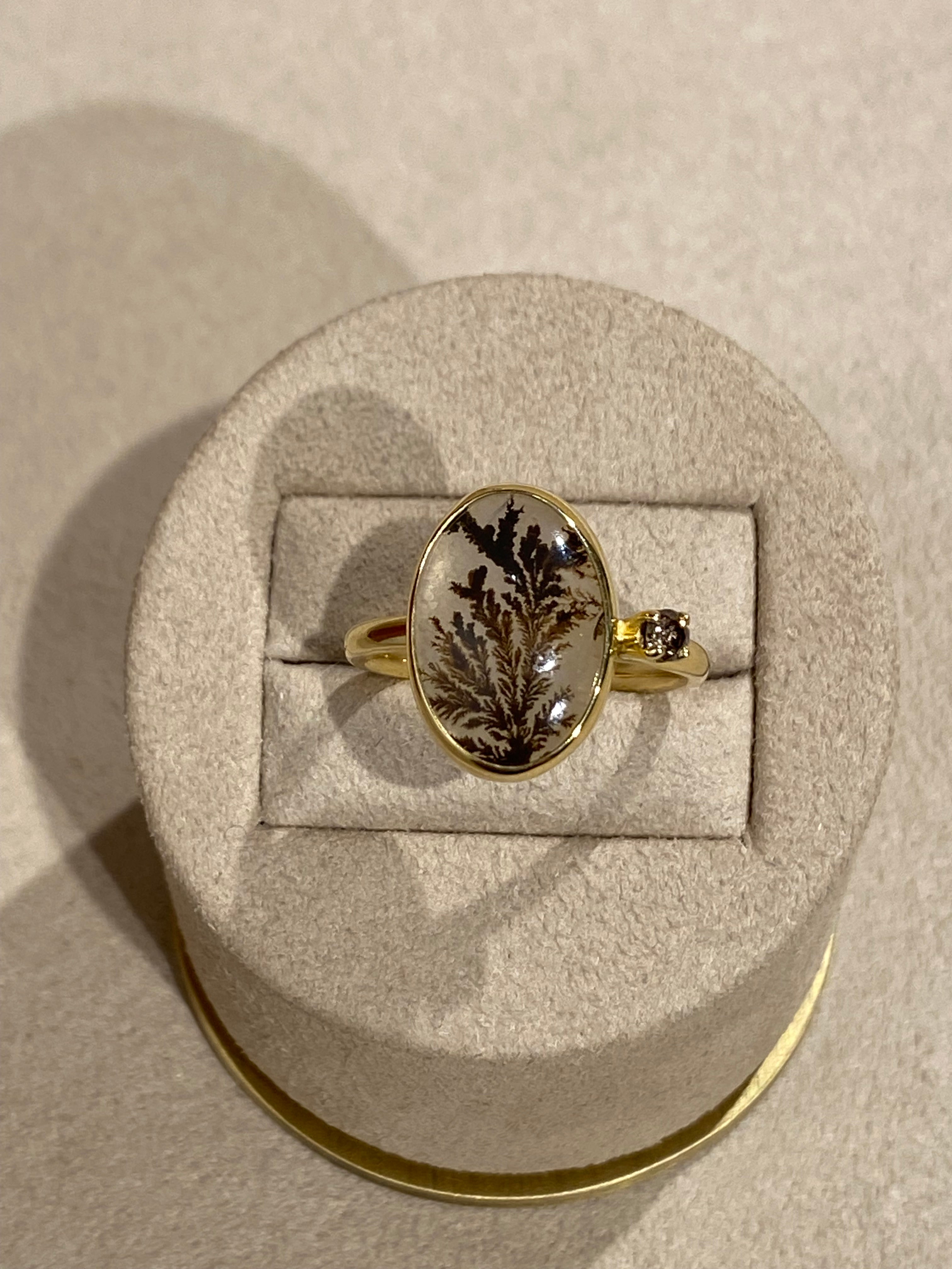 Dendriet Diamant Ring