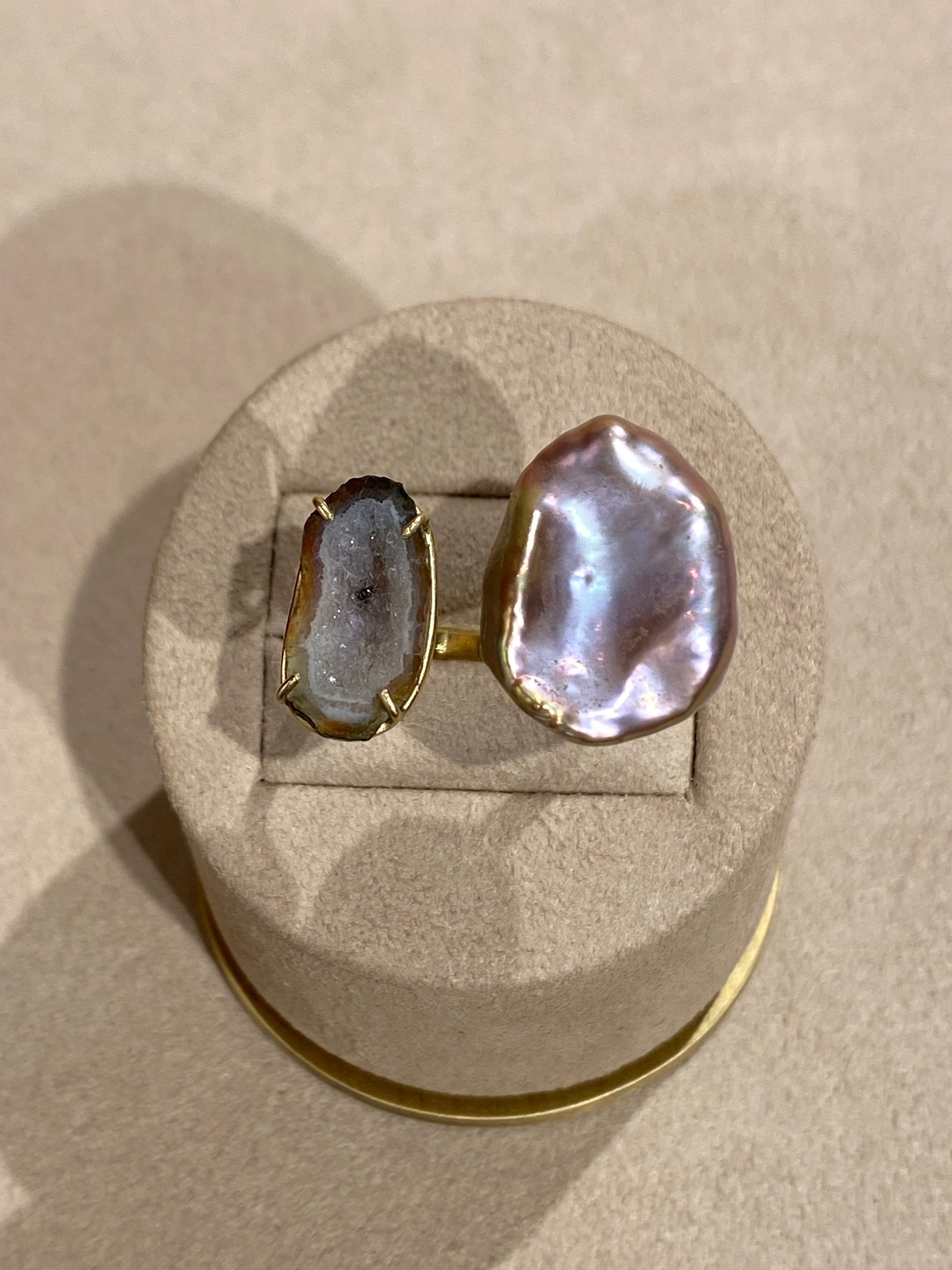 Geode Keshi Ring