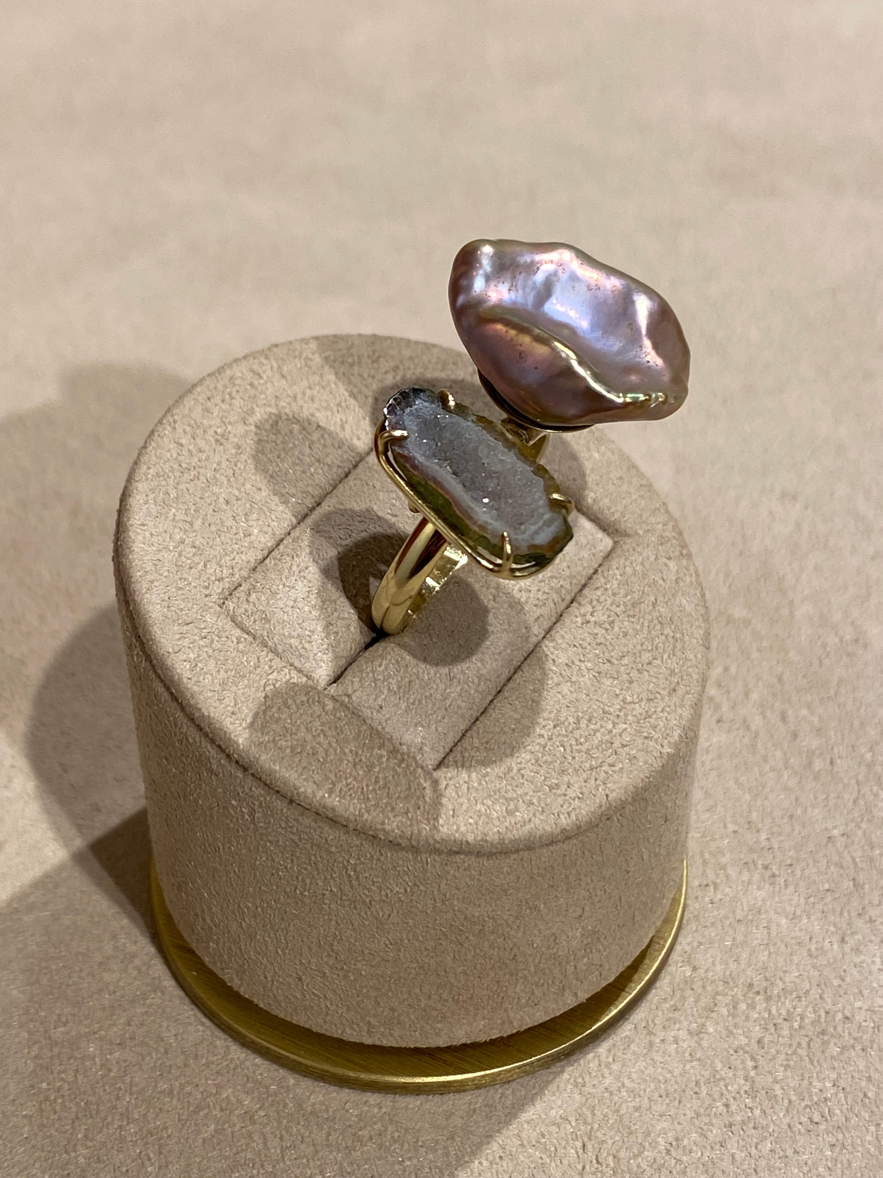 Geode Keshi Ring