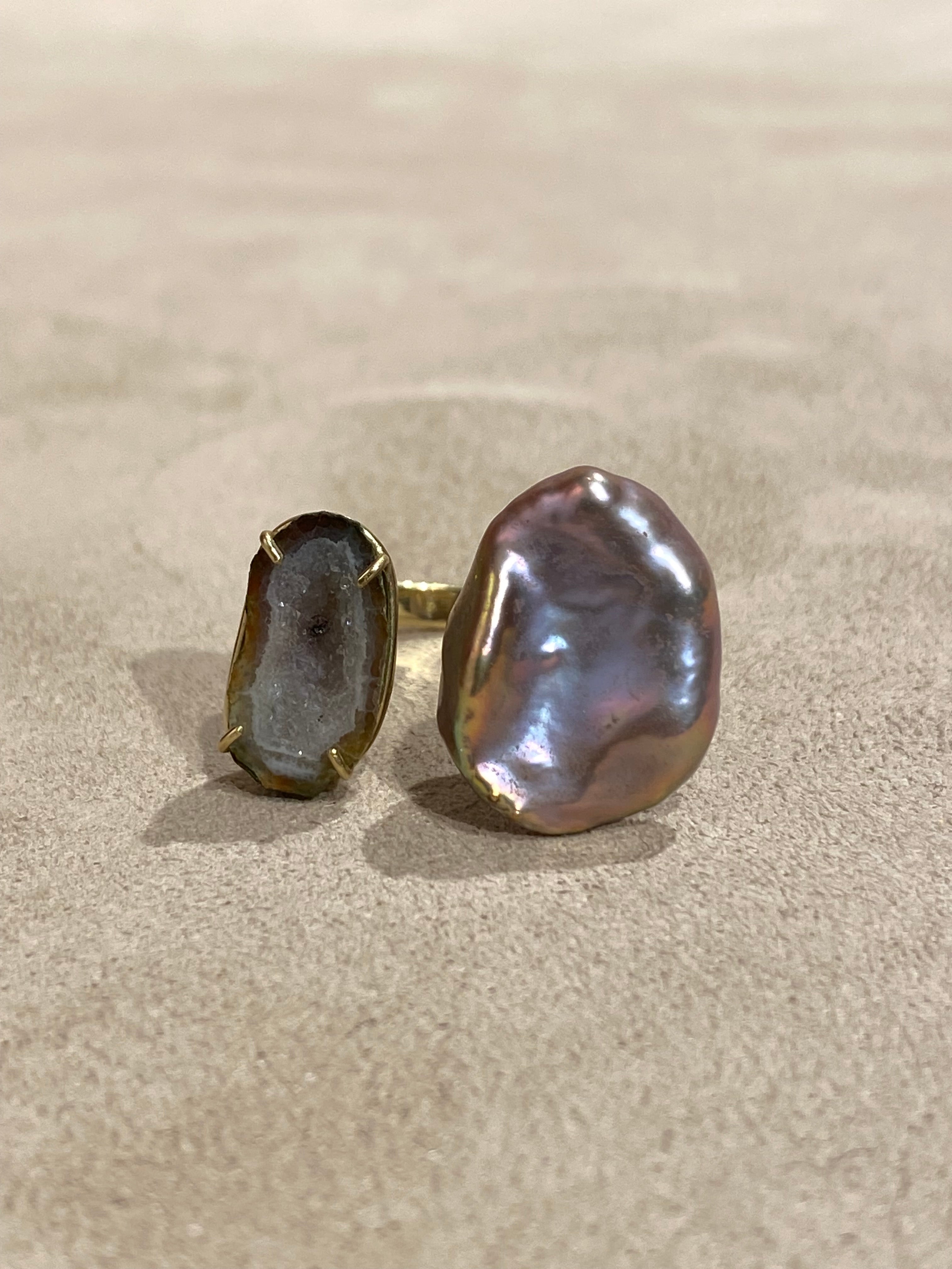 Geode Keshi Ring