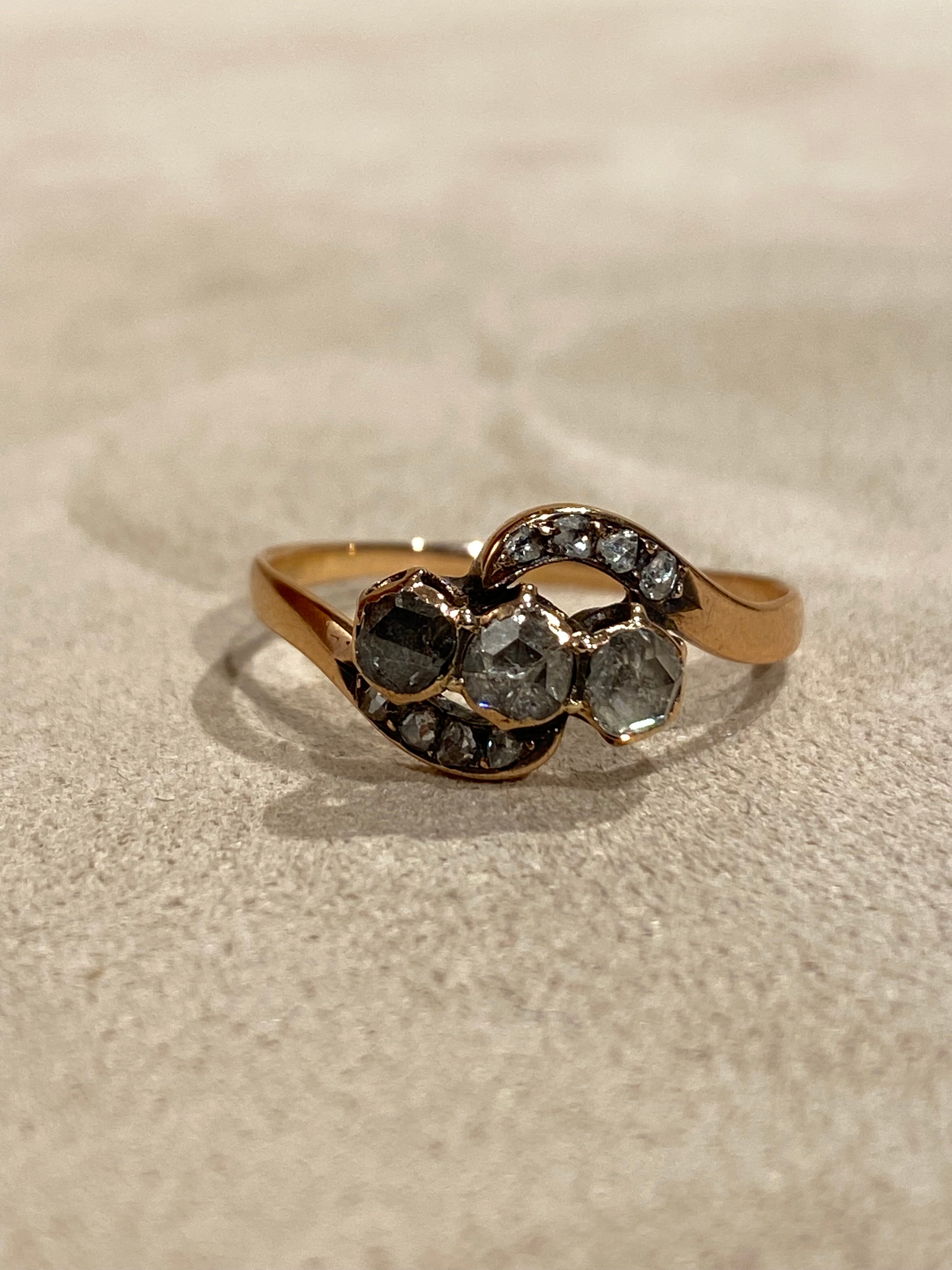 Rosé Roosdiamant Ring