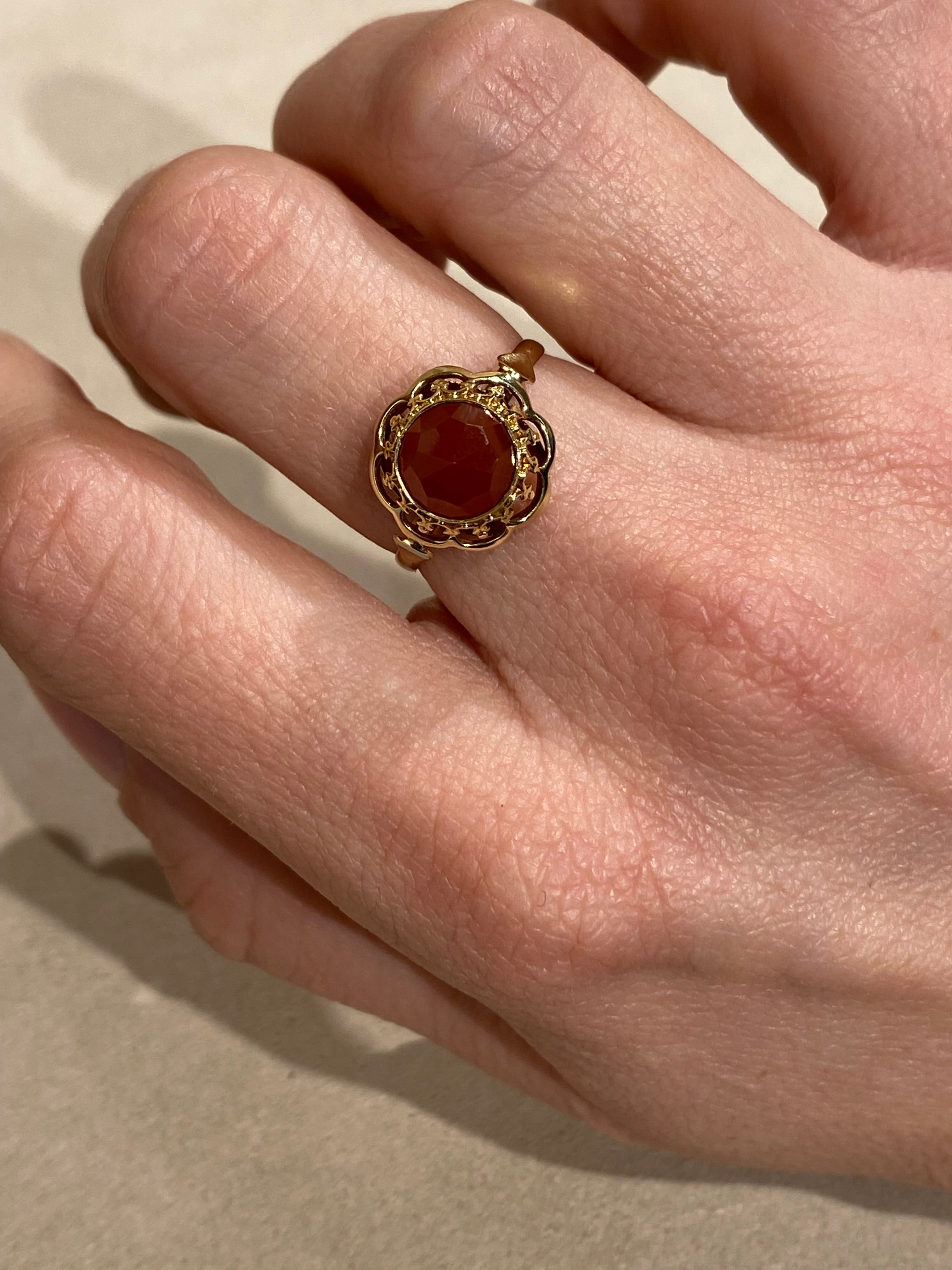 Carneool Ring