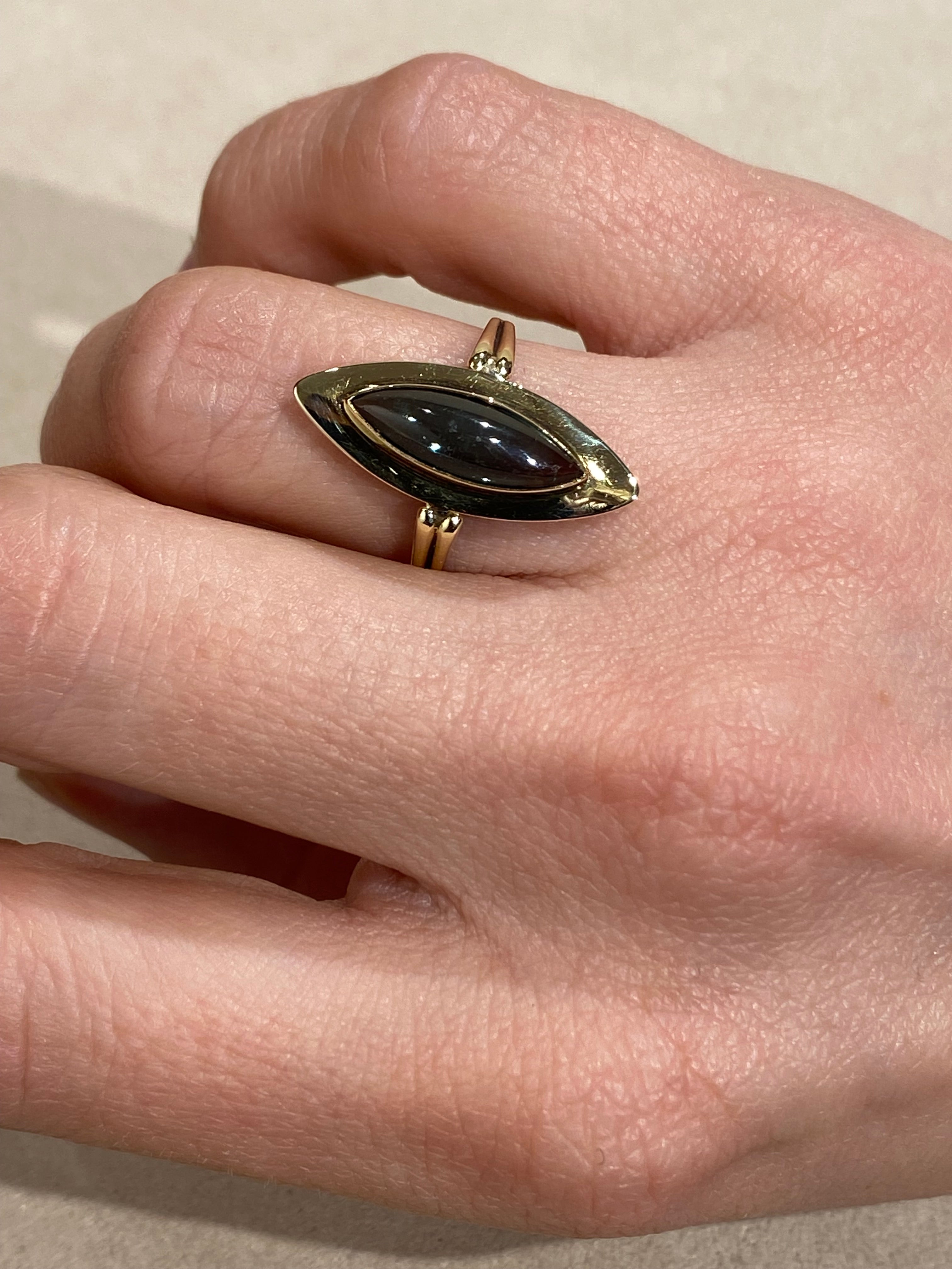 Vintage Toermalijn Ring