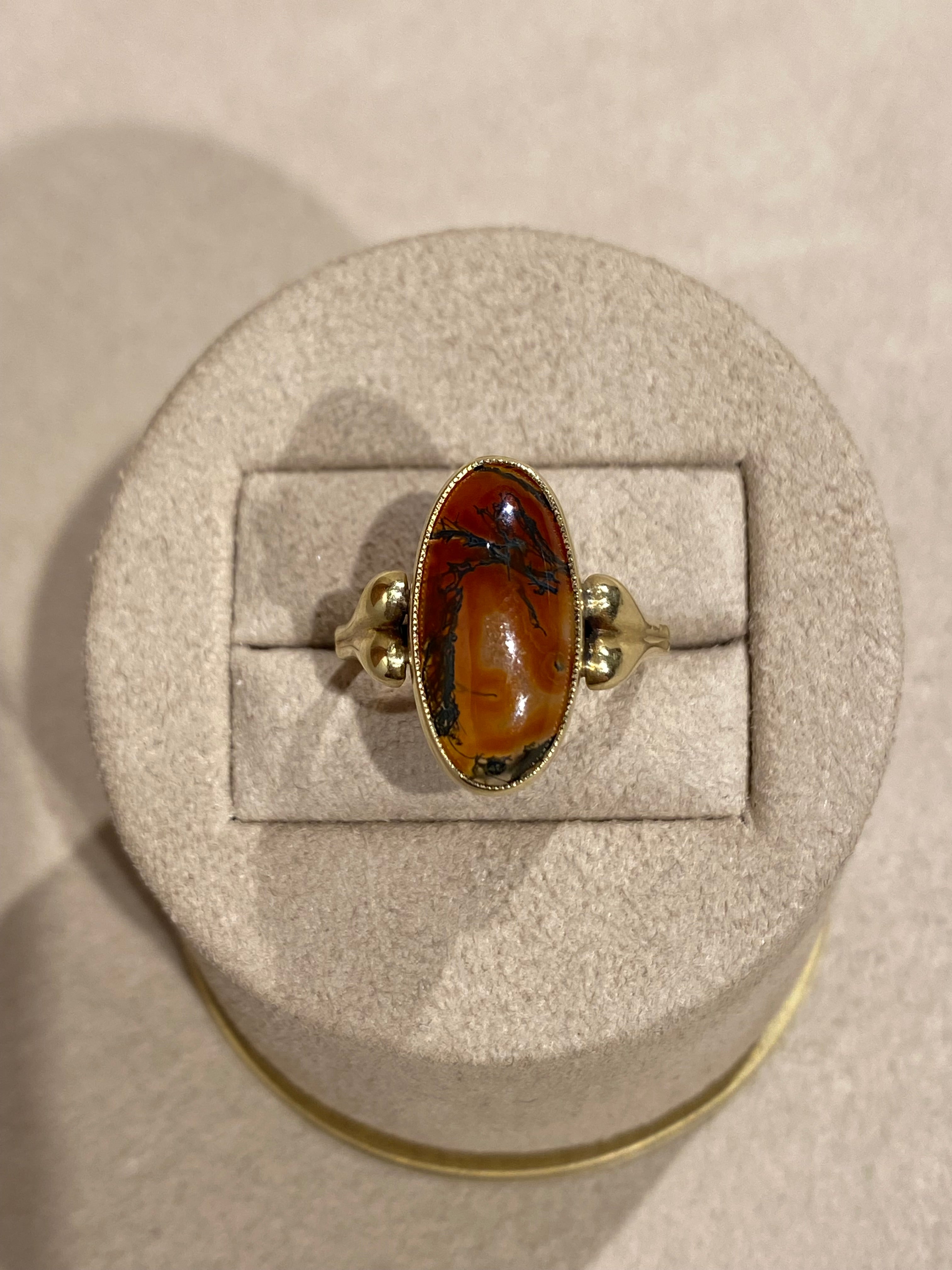 Agaat Vintage Ring