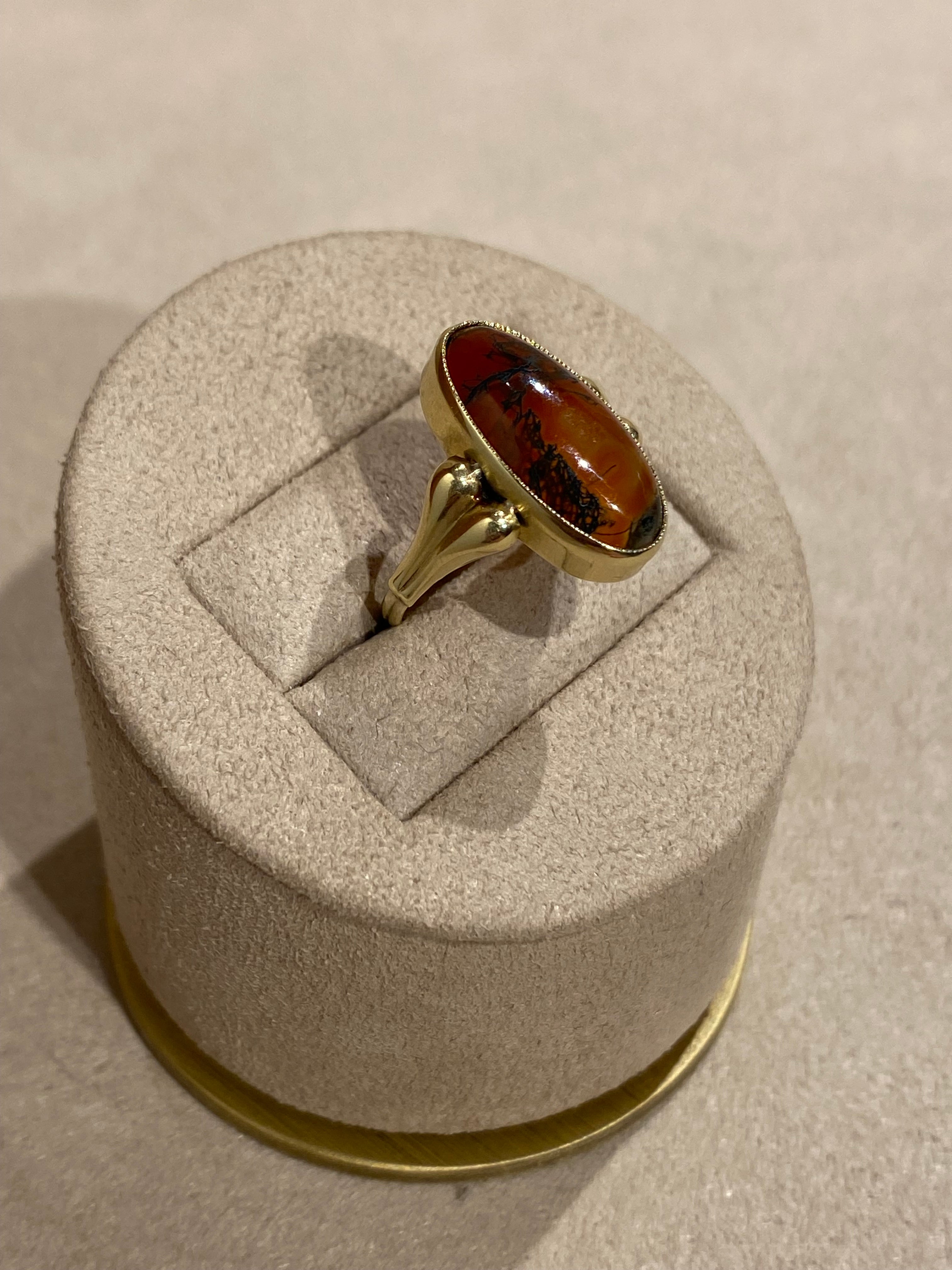 Agaat Vintage Ring