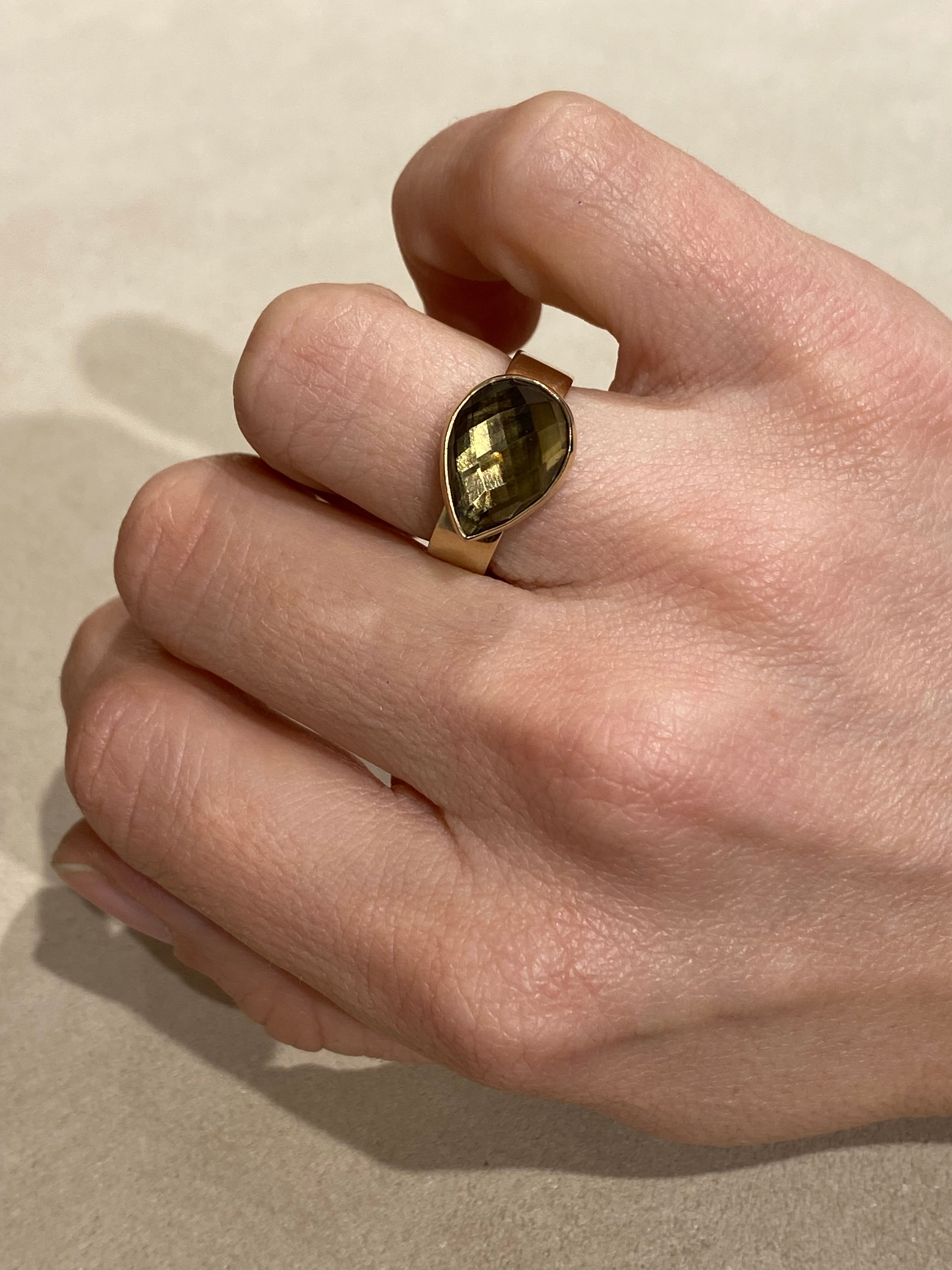 Pauw Rookkwarts Ring