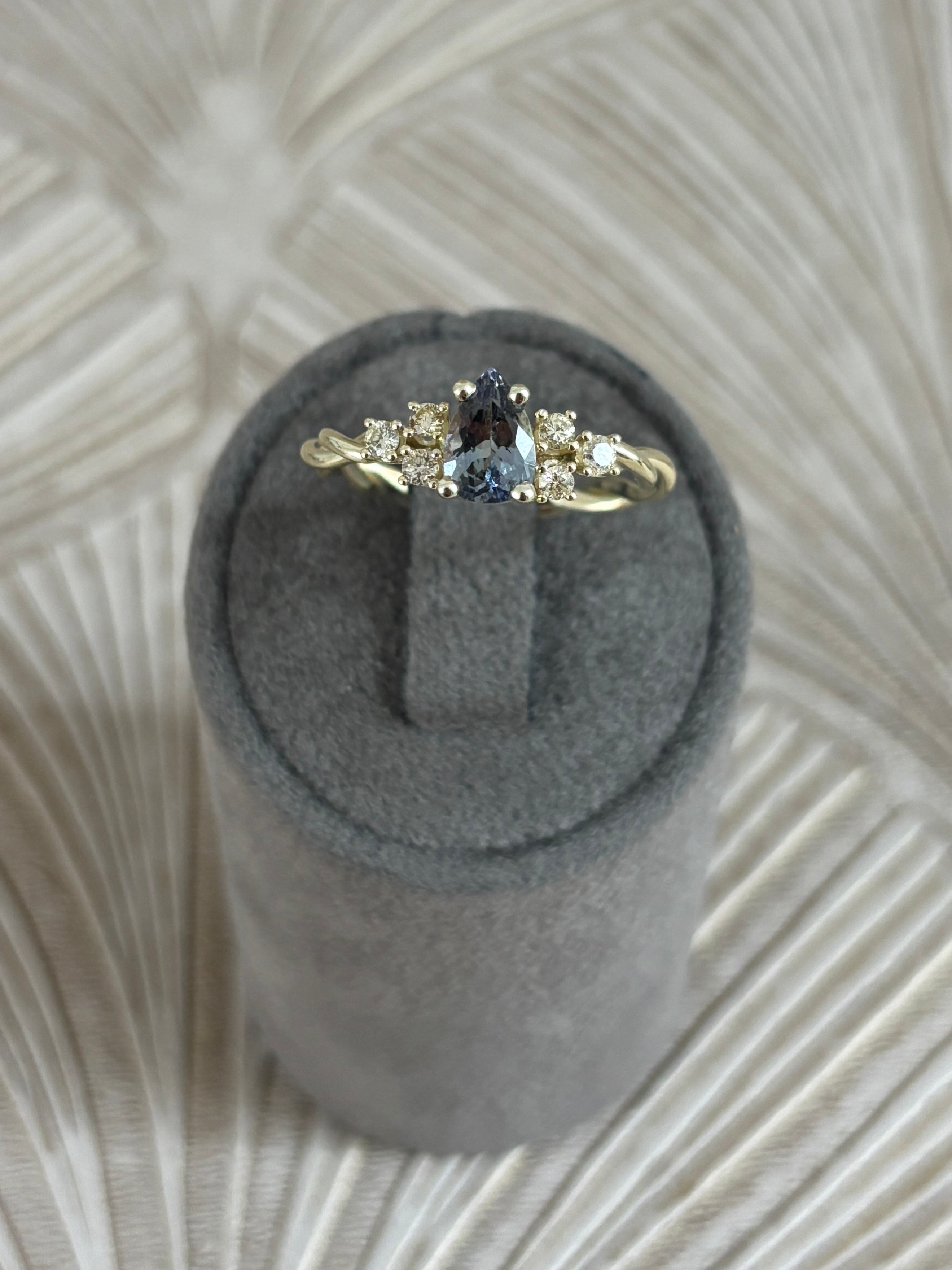 Tanzaniet Diamant Ring