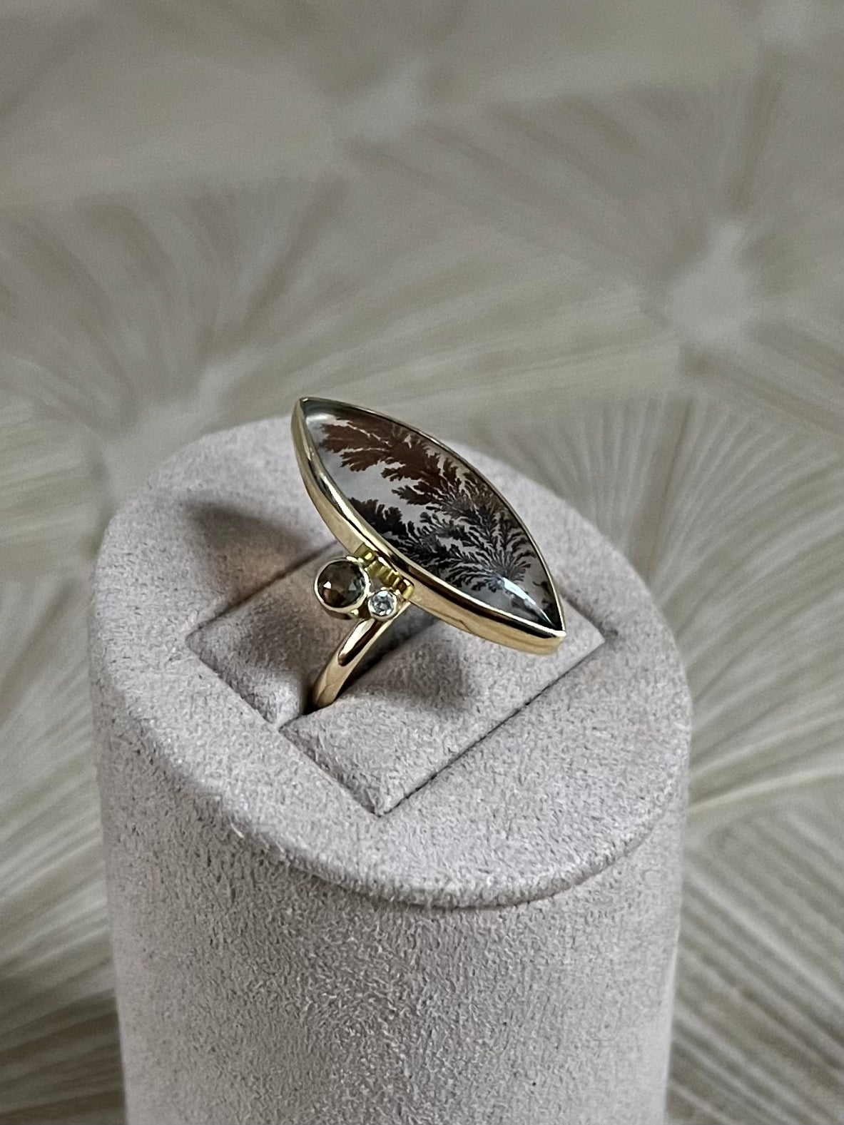 Dendriet Diamant Ring
