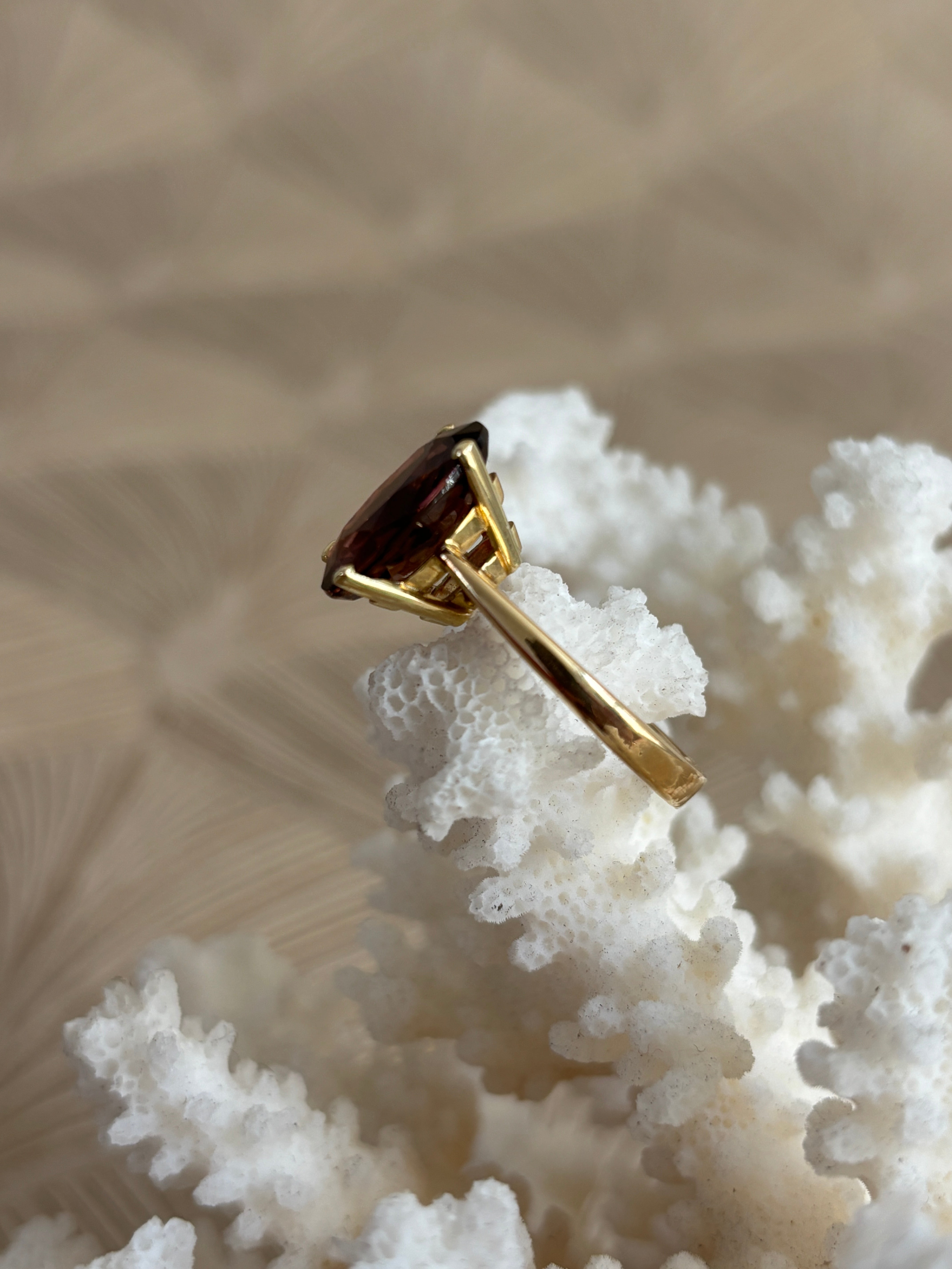Ovale Toermalijn Ring