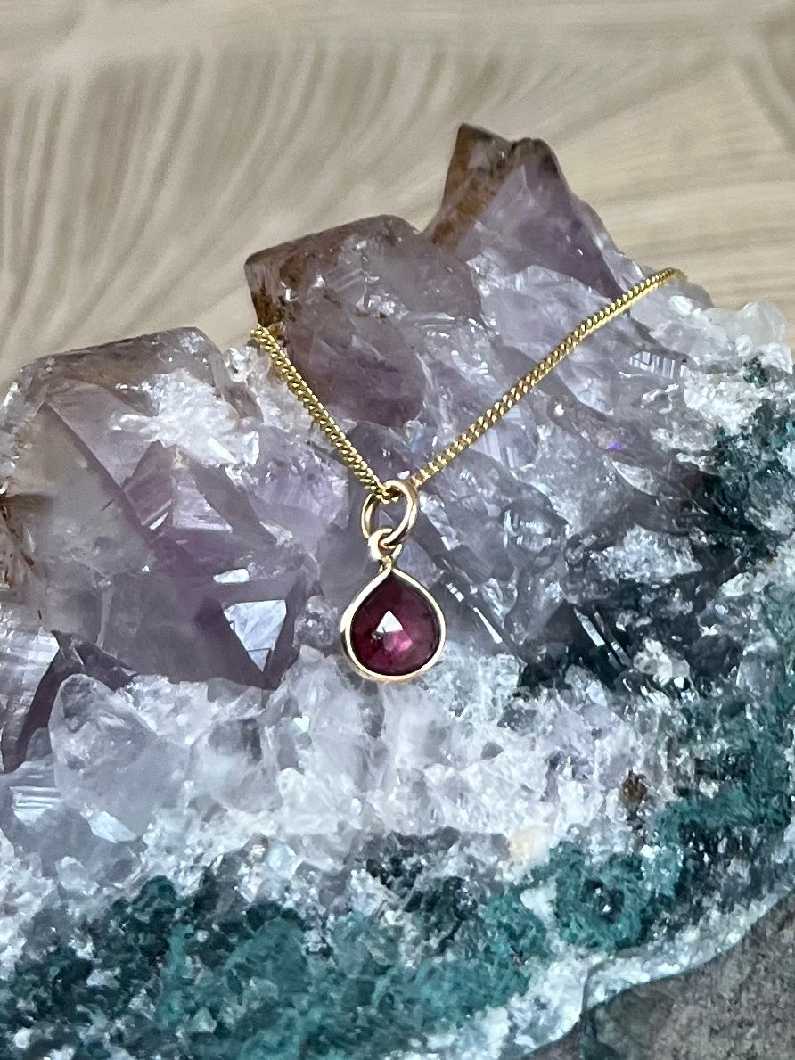 Roze Toermalijn Hanger