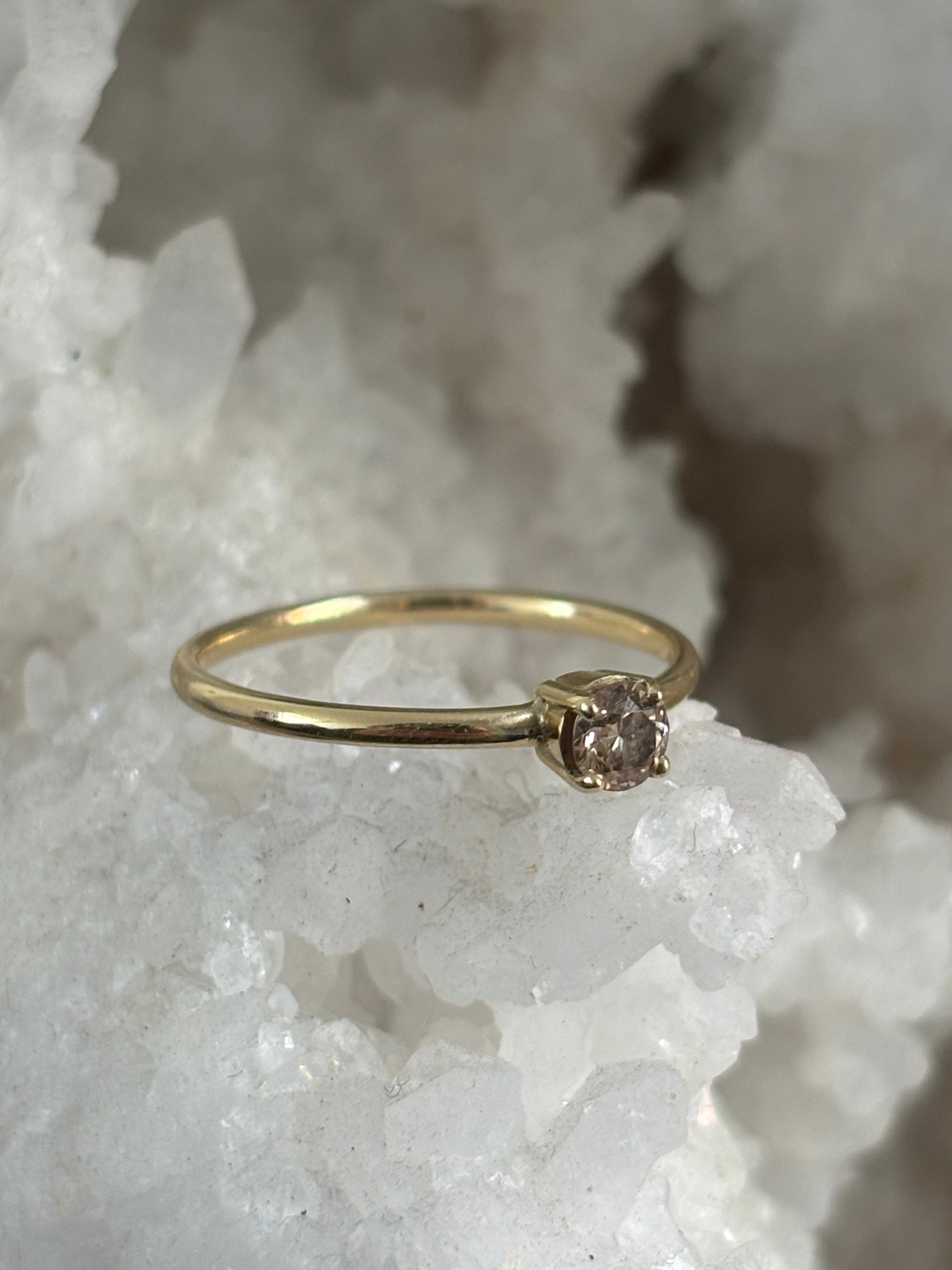 Champagne Diamant Solitair