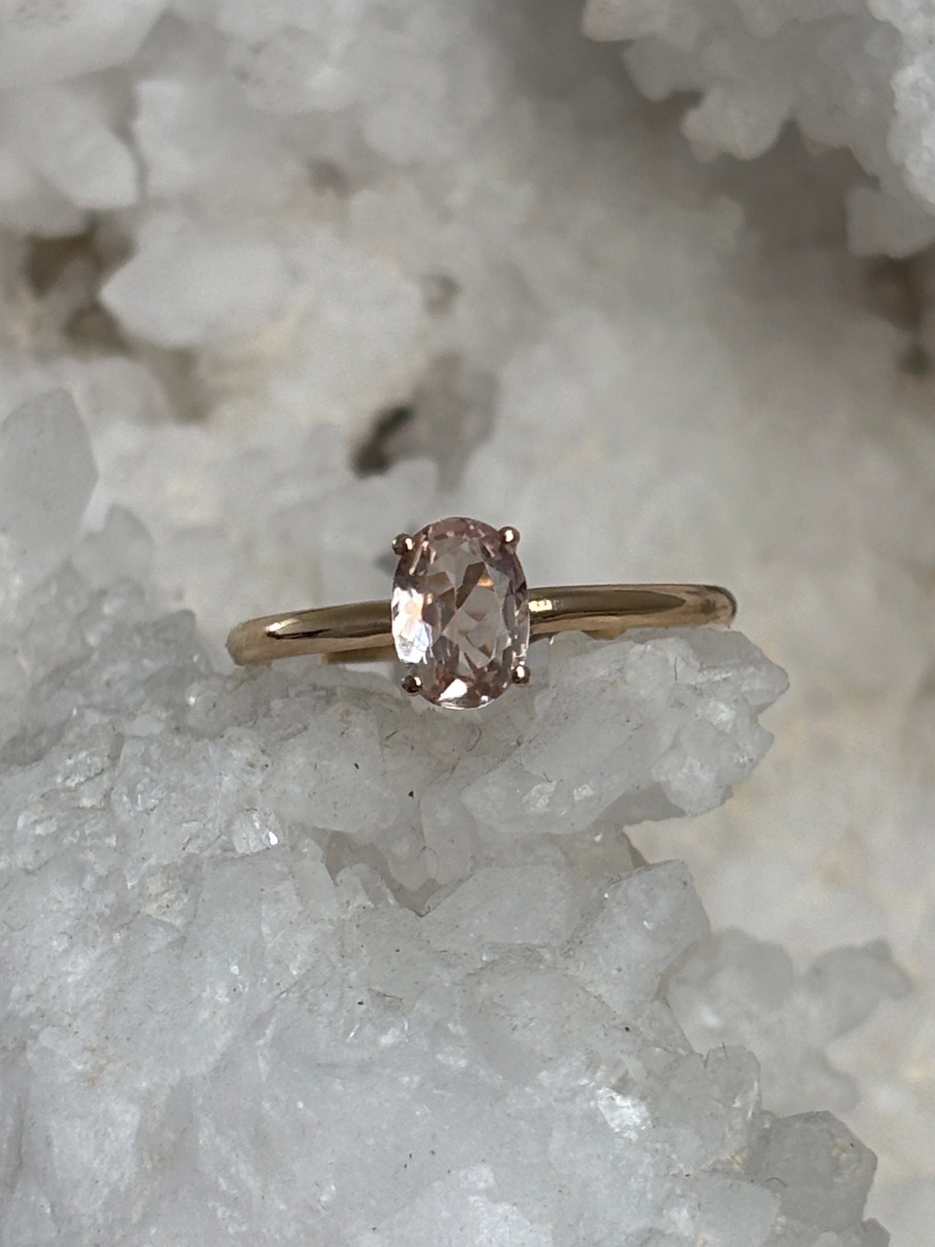 Ovale Morganiet Ring