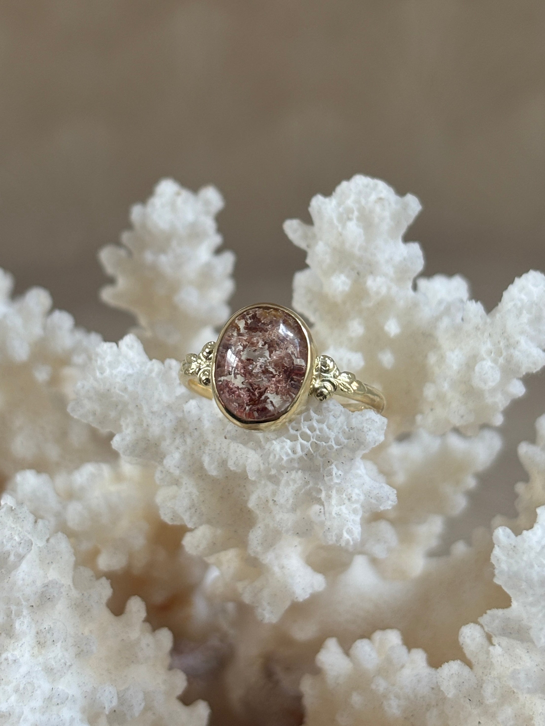 Lodoliet Kwarts Ring