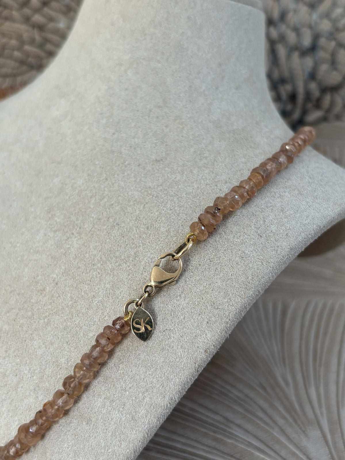 Zirkoon Knoop Collier