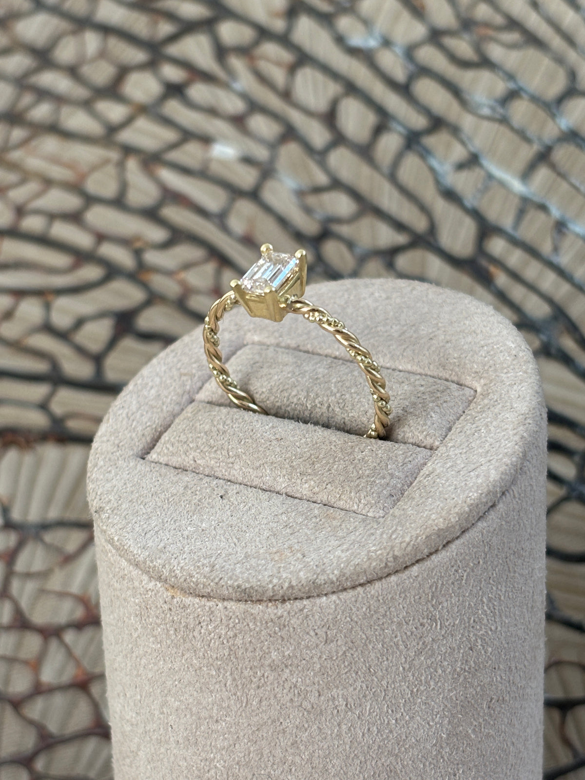 Emerals Diamant Ring