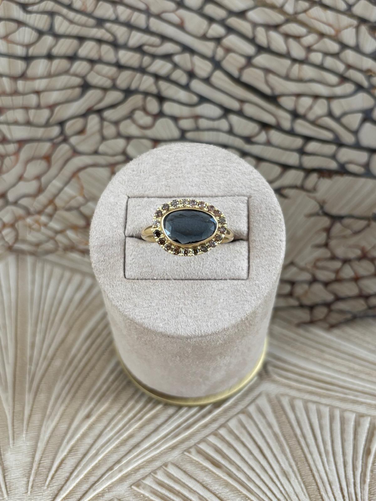 Paradise Spinel Diamant Ring Liggend