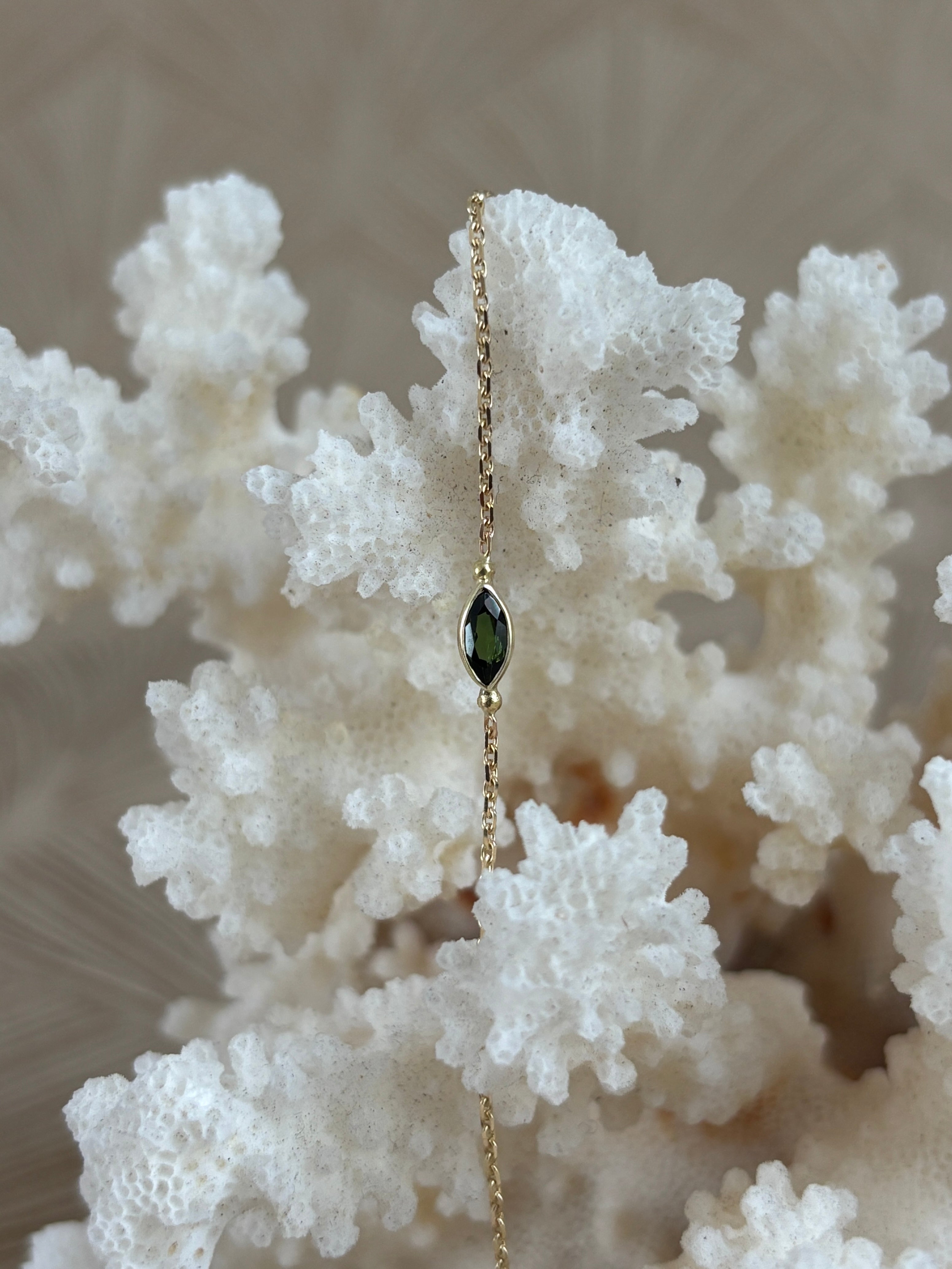 Groene Toermalijn Armband