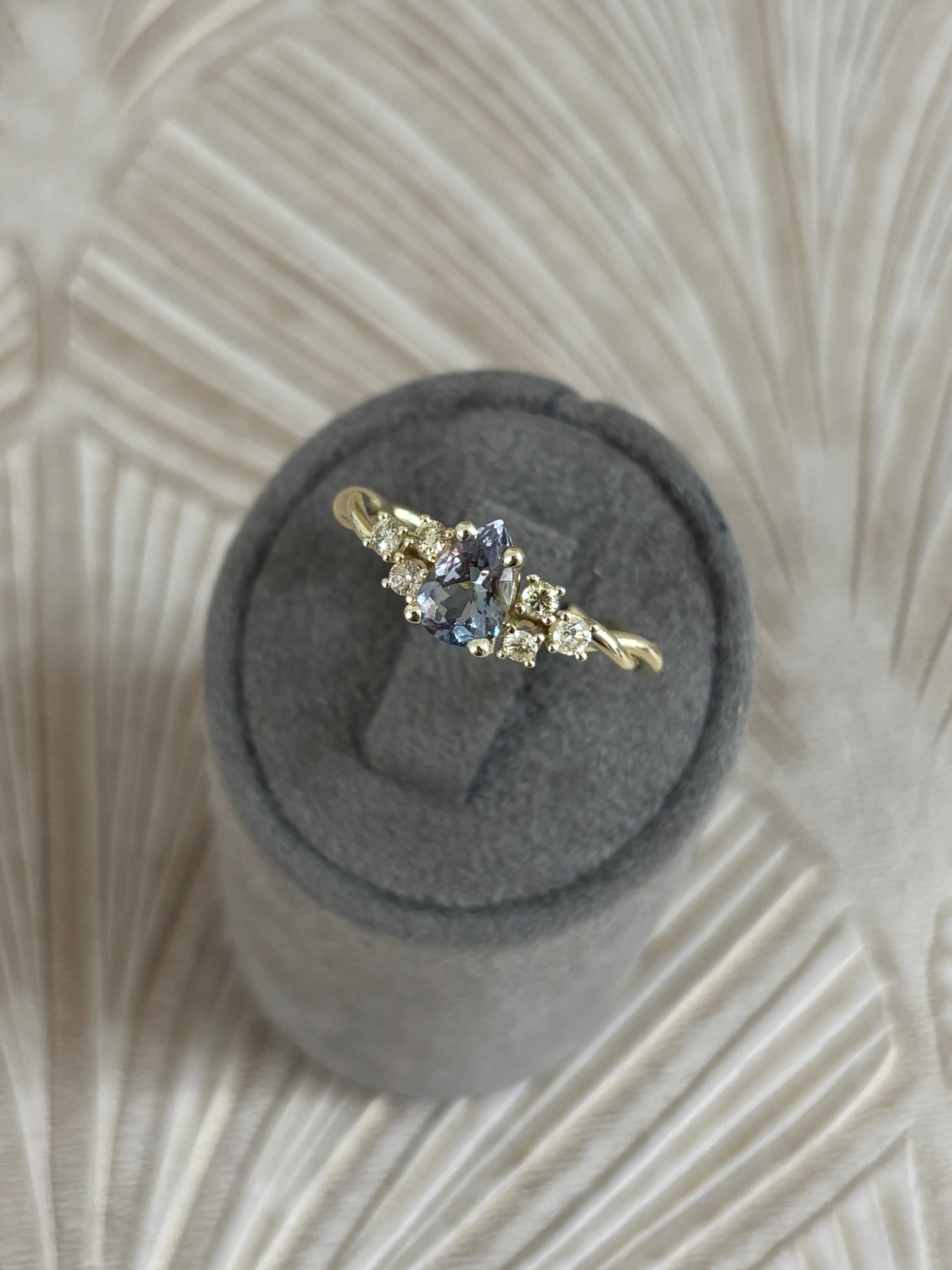 Tanzaniet Diamant Ring