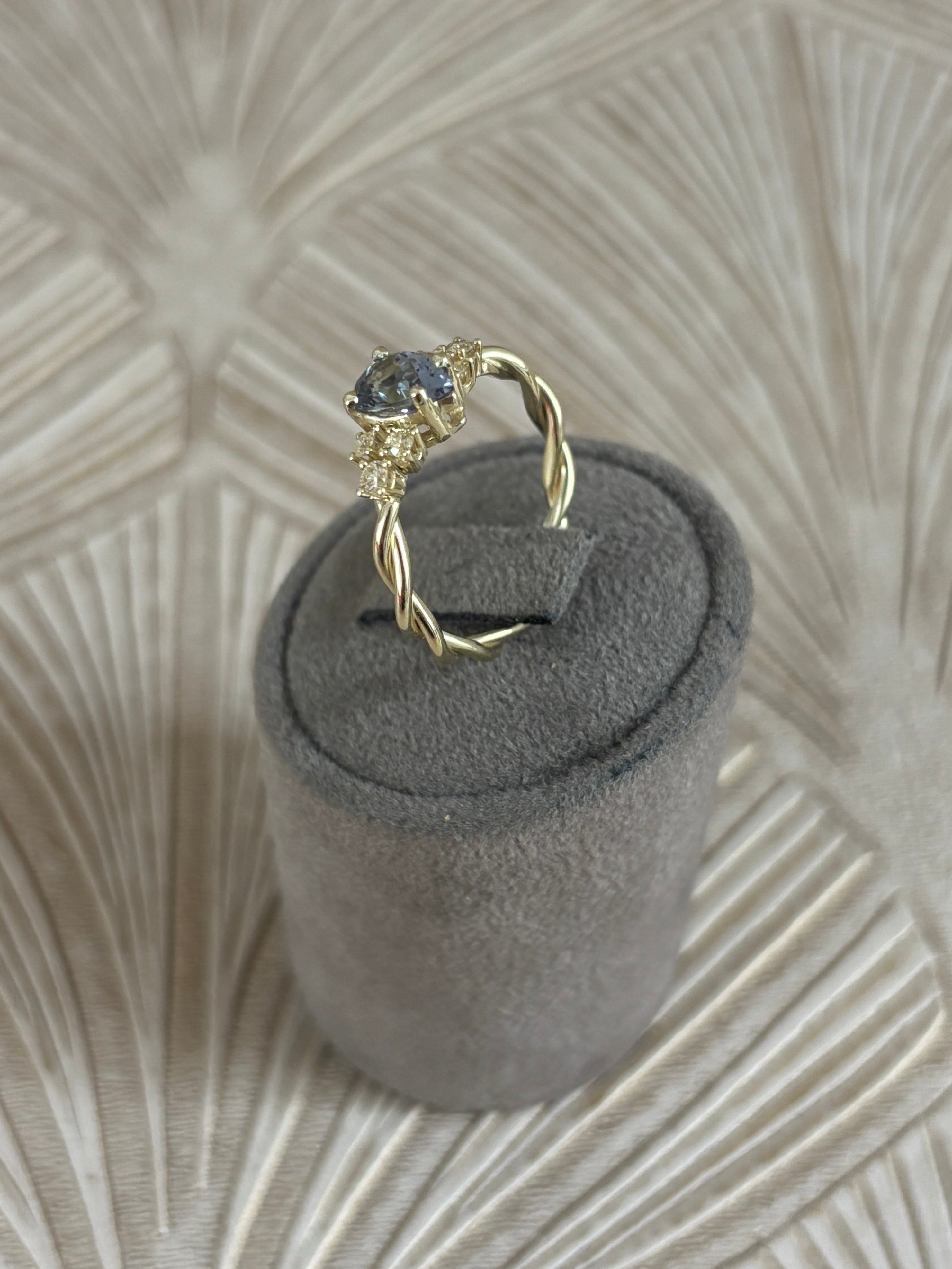 Tanzaniet Diamant Ring