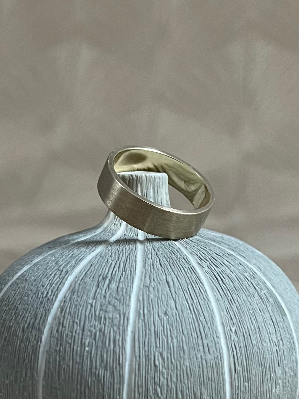 Strakke Matte Ring