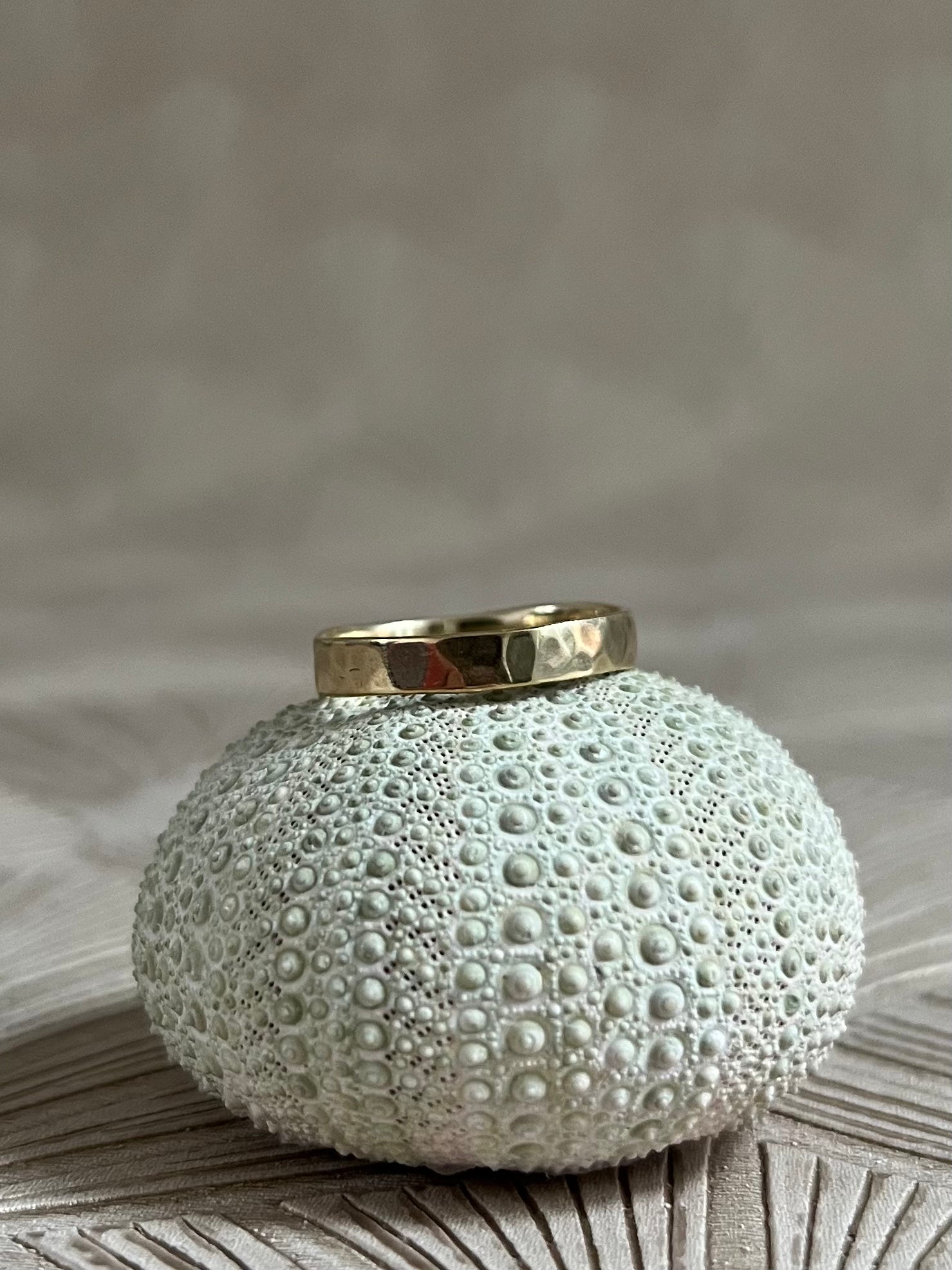 Amorfe Hamerslag Ring