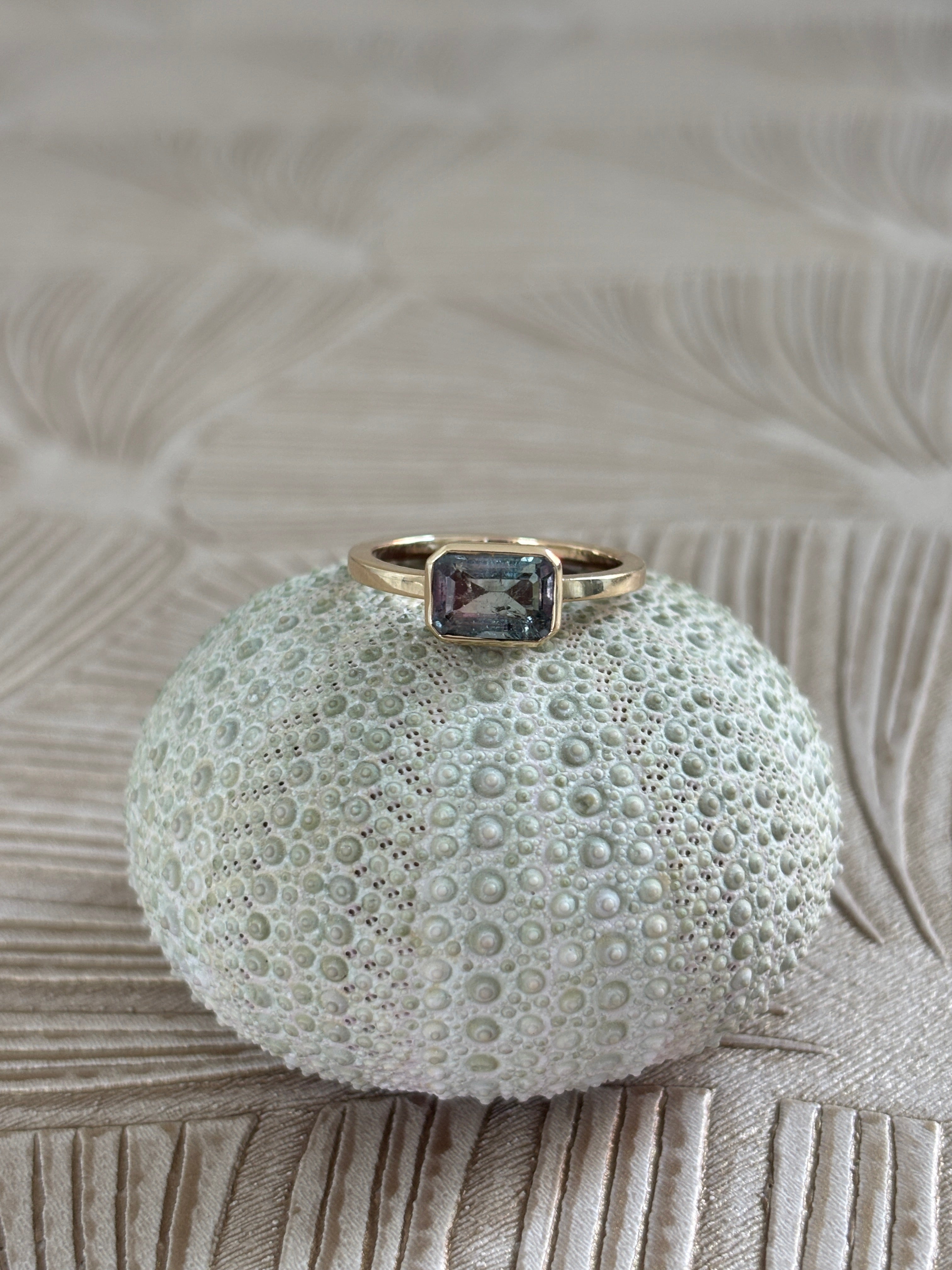 Bicolour Toermalijn Ring