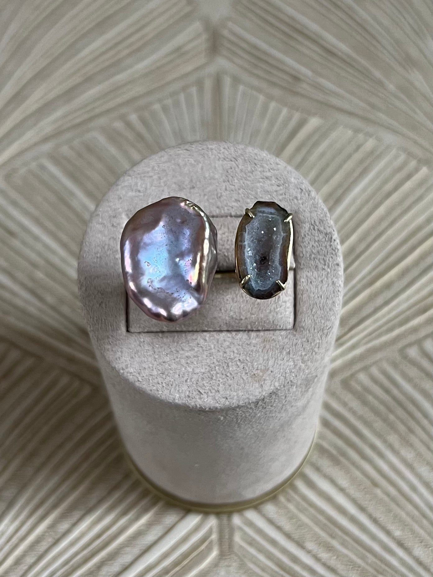 Geode Keshi Ring