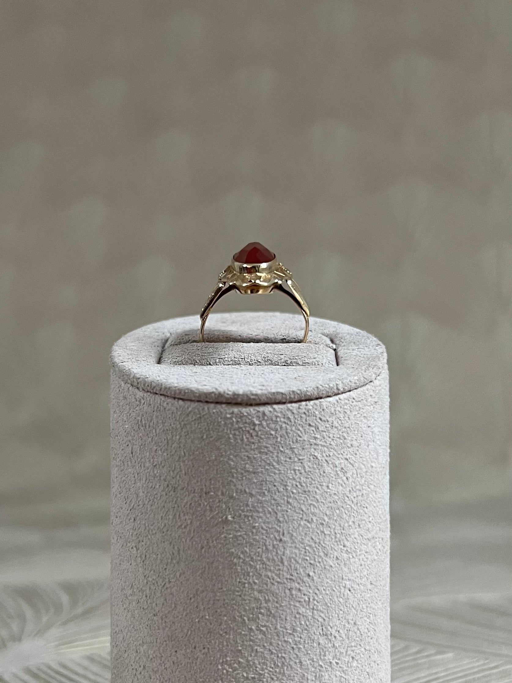 Carneool Bewerkte Vintage Ring