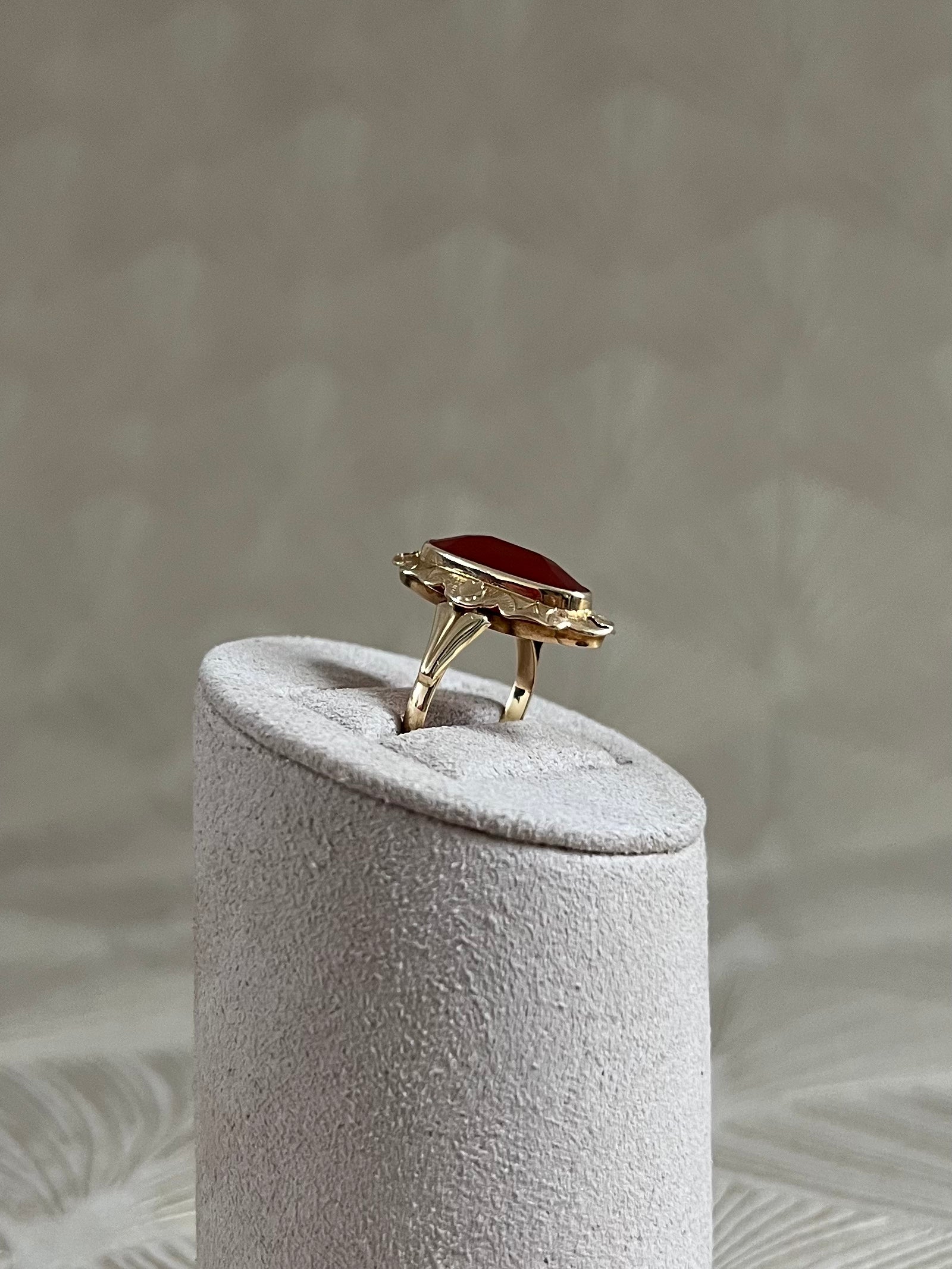 Carneool Bewerkte Vintage Ring