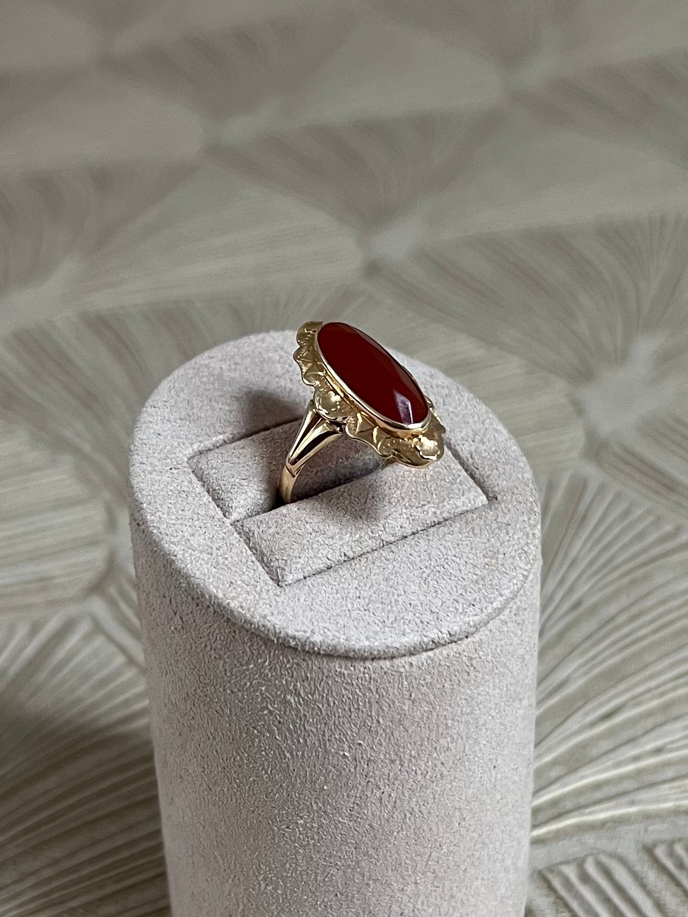 Carneool Bewerkte Vintage Ring