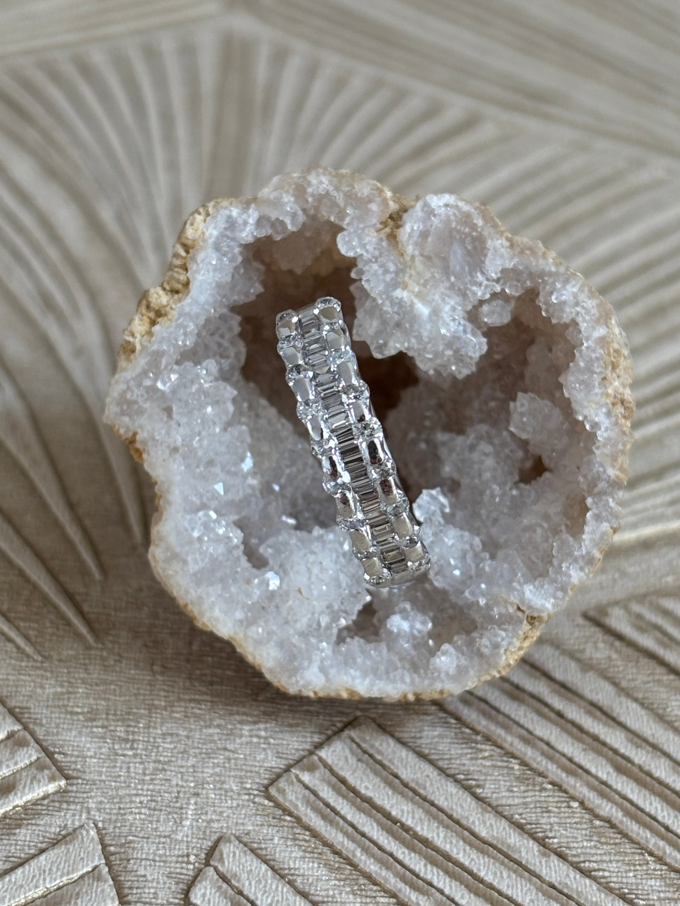 Baquette Briljant Diamanten Rijring