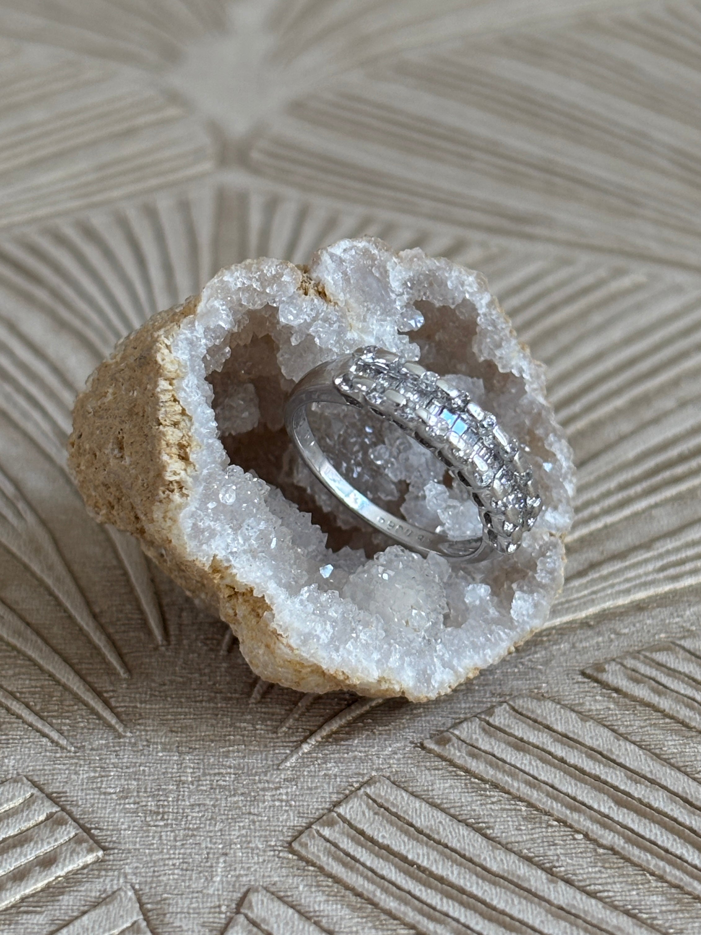 Baquette Briljant Diamanten Rijring