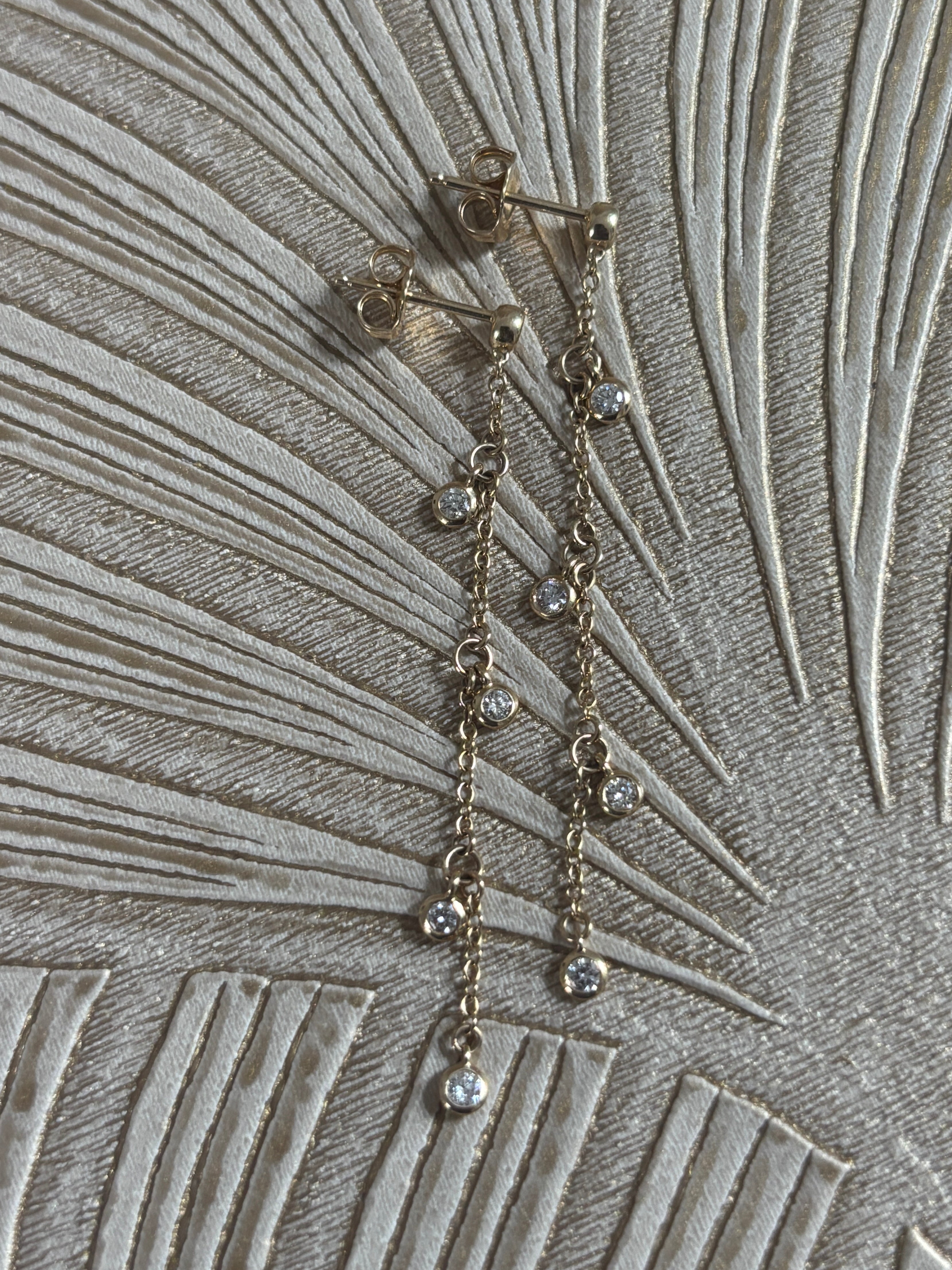 Swing Diamant Oorbellen