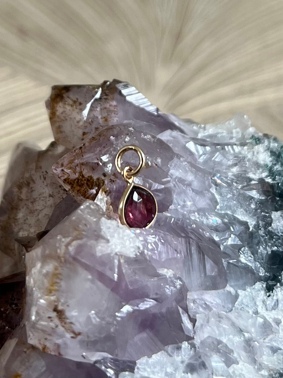 Roze Toermalijn Hanger